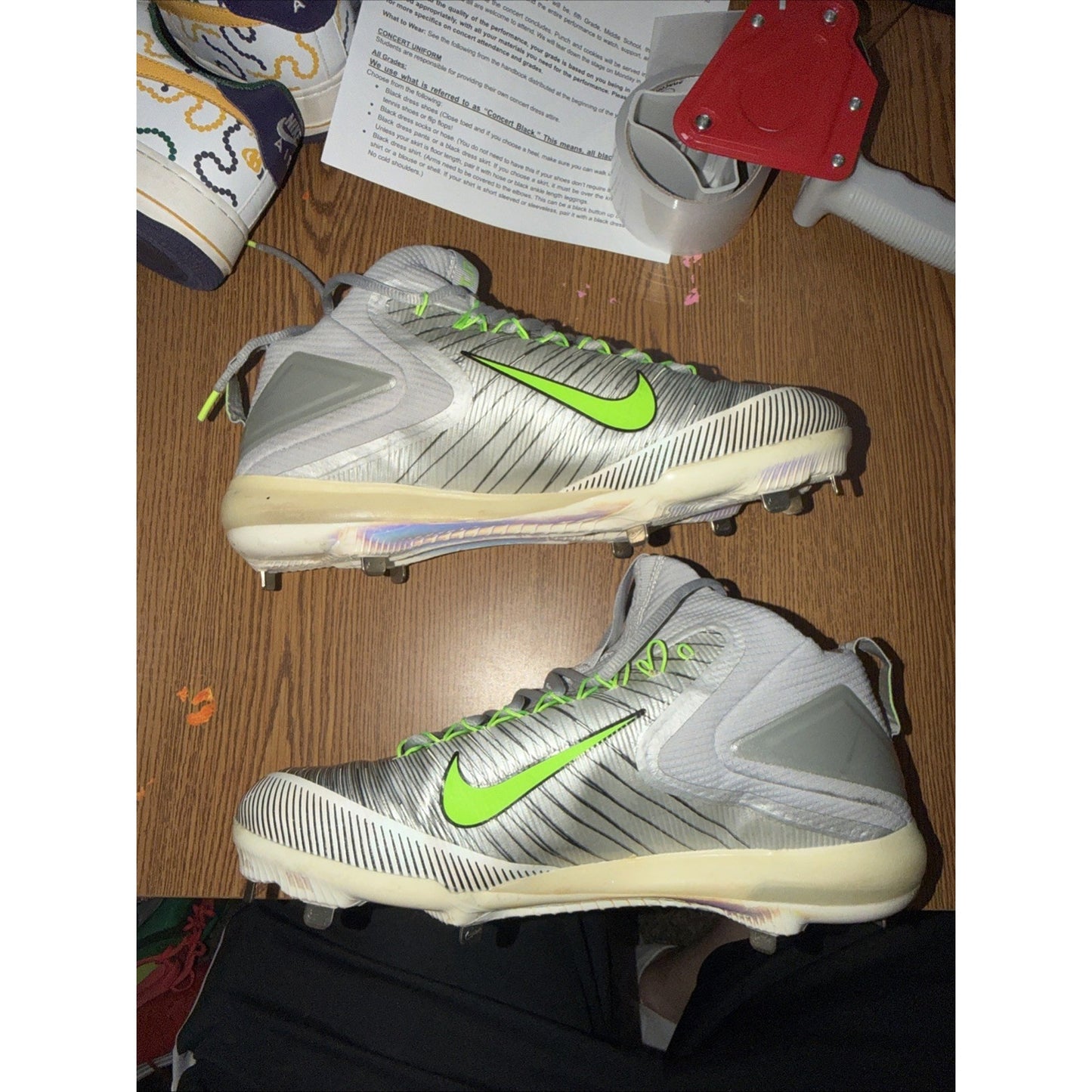 Size 12 Nike Zoom Trout 3 ASG baseball cleats Promo Sample Tagged