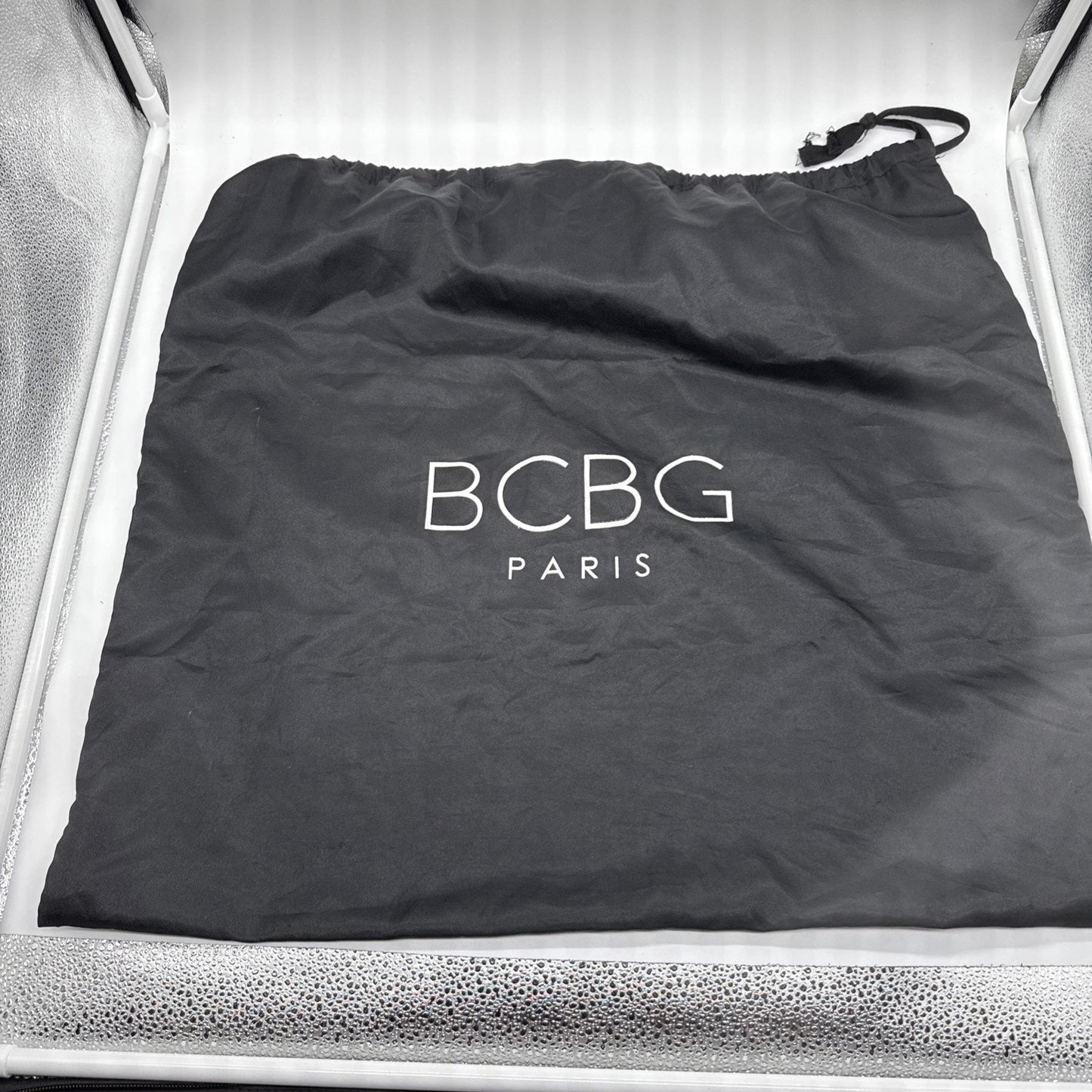 Women's BCBG Paris Chic Story Lock Tote Handbag Gray