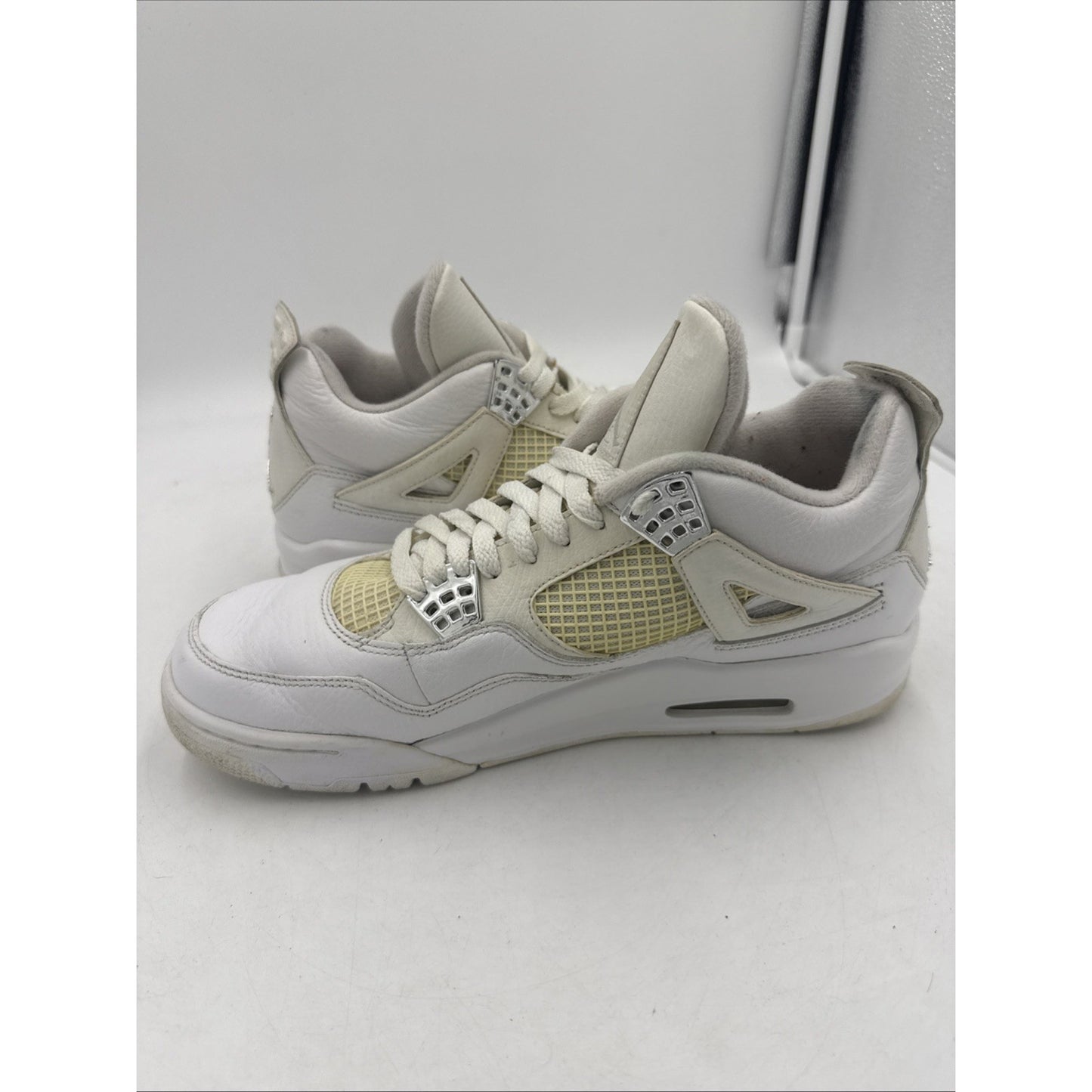 Size 10 - Air Jordan 4 Retro 25th Silver Anniversary