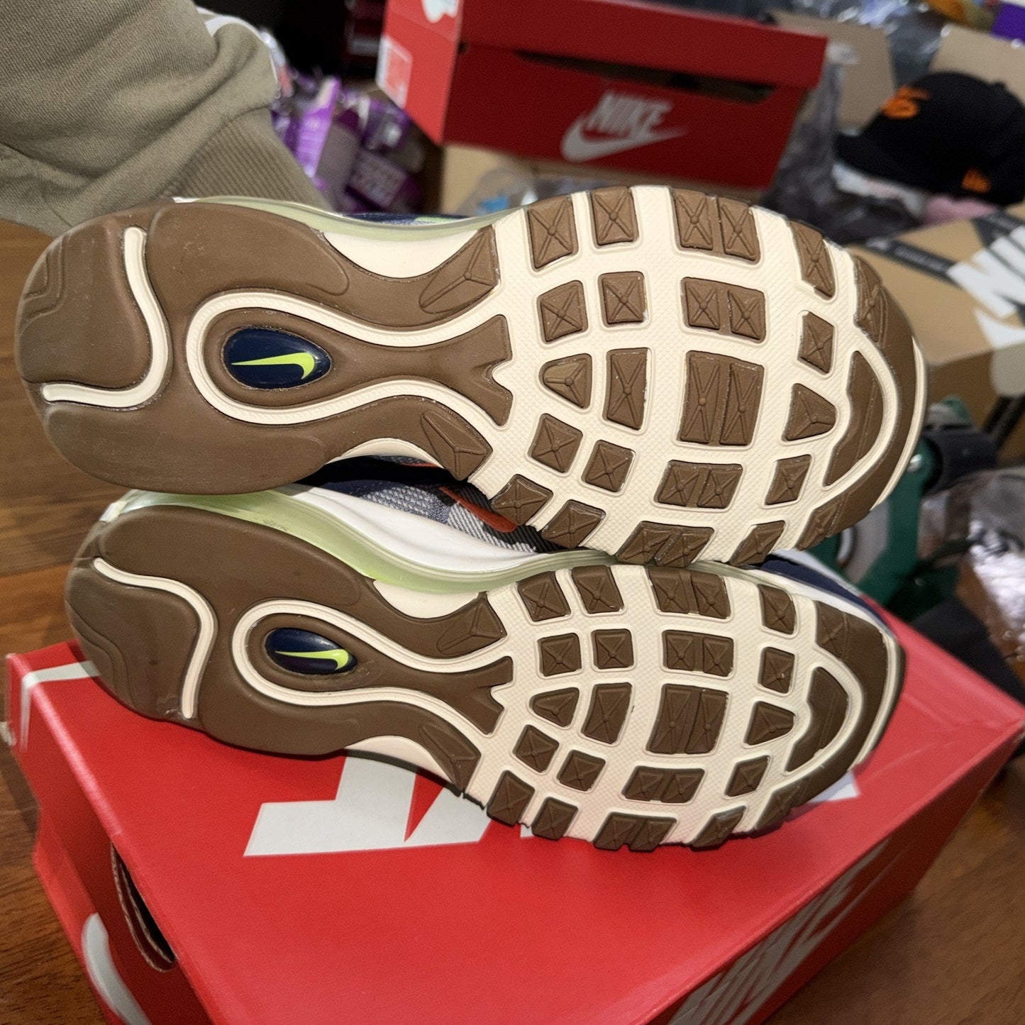 Size 5 Nike Air Max 97 "Sashiko " FB1851-131 Unreleased 2022