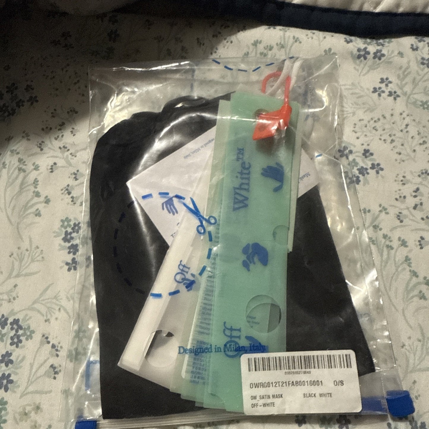 off-white Face Mask Satin