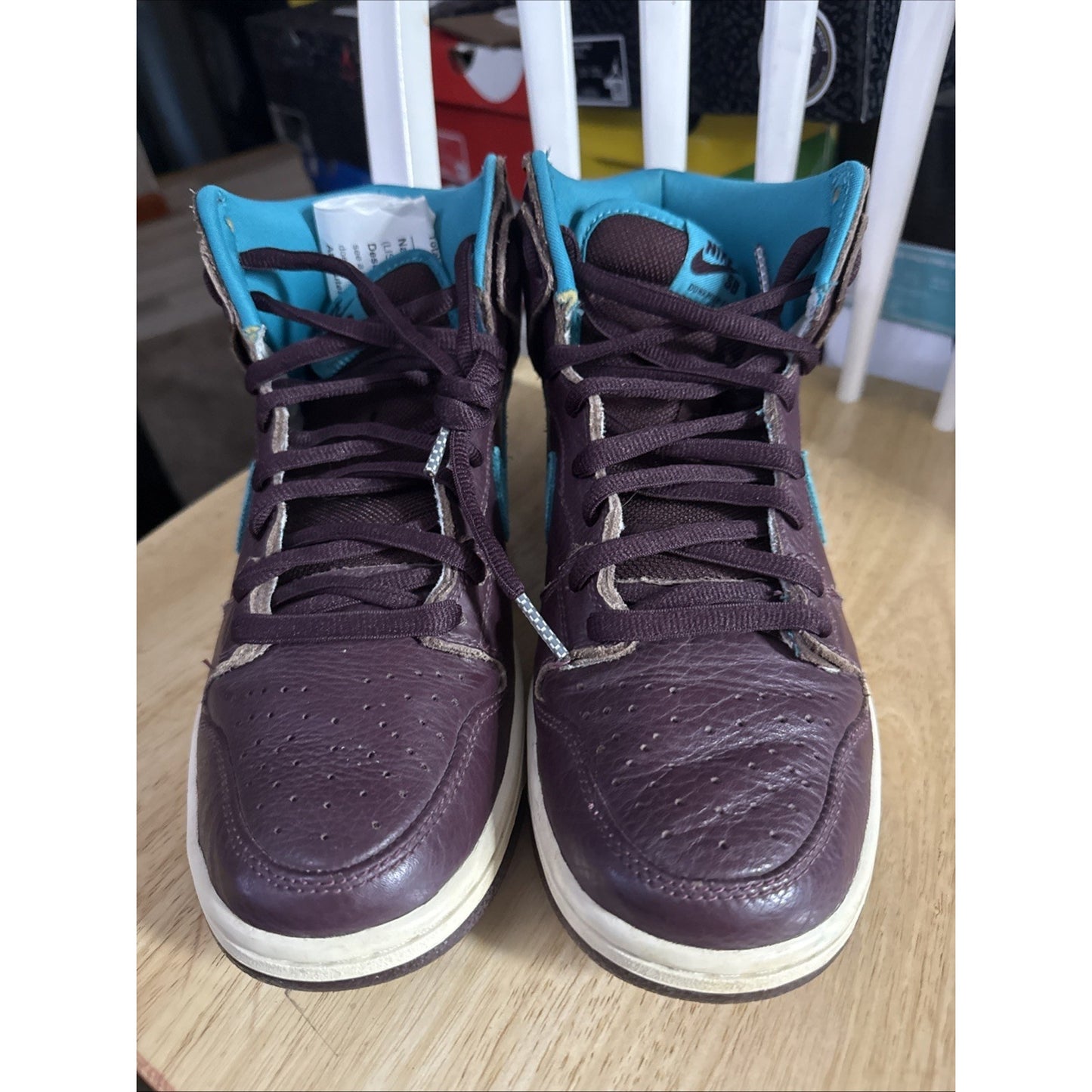 Size 9 - Nike Dunk Premium SB Deep Burgundy Aquamarine