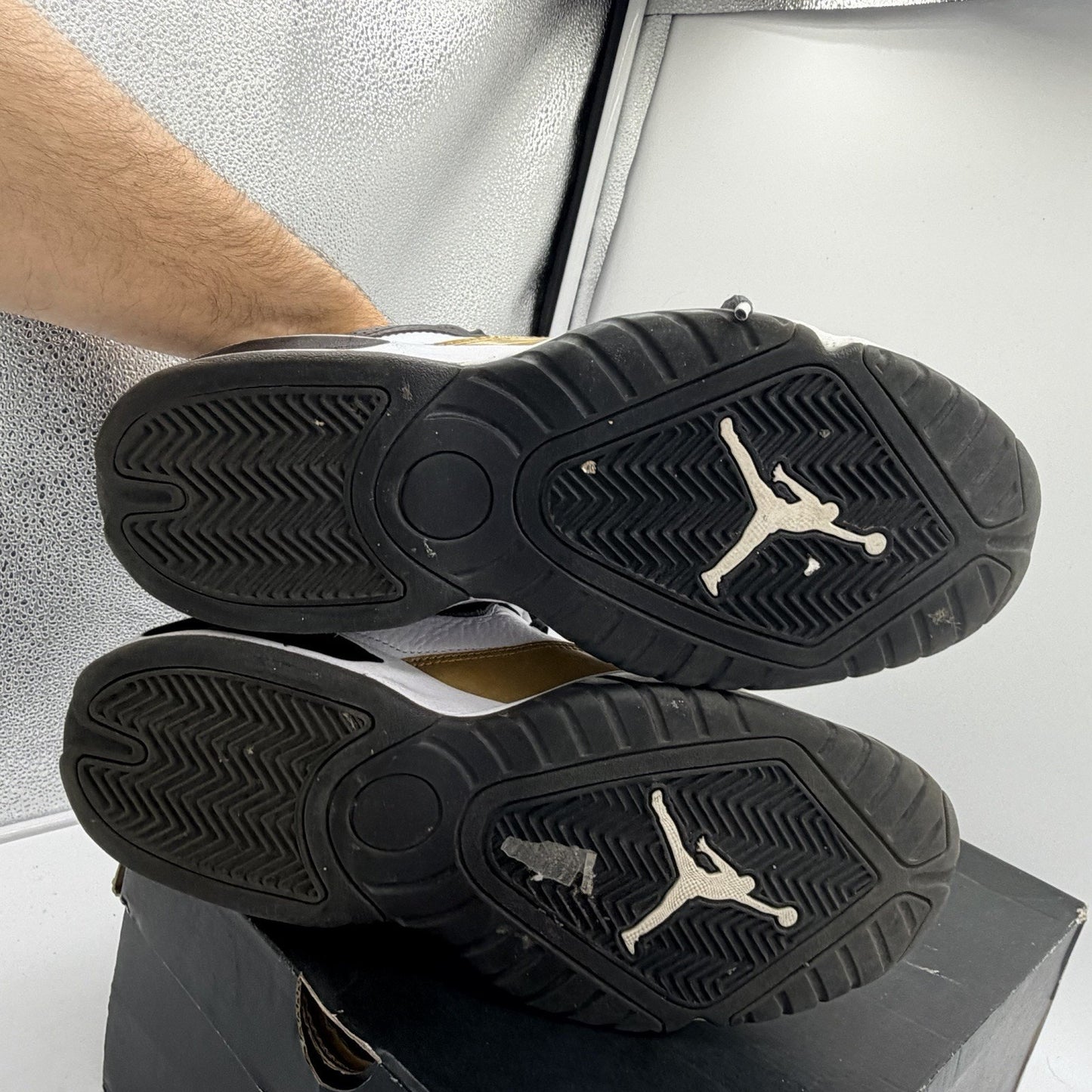 Size 10.5 - Air Jordan B'Loyal White Black Gold