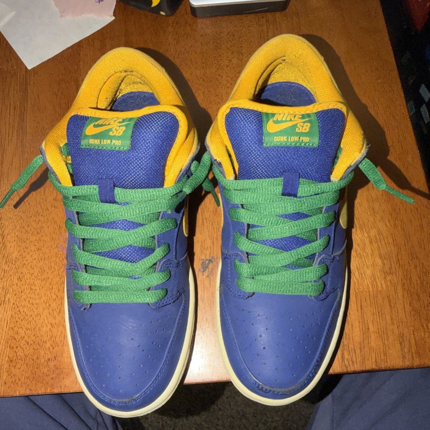 Size 7.5 - Nike Dunk Pro SB Low Royal Blue Midas Gold