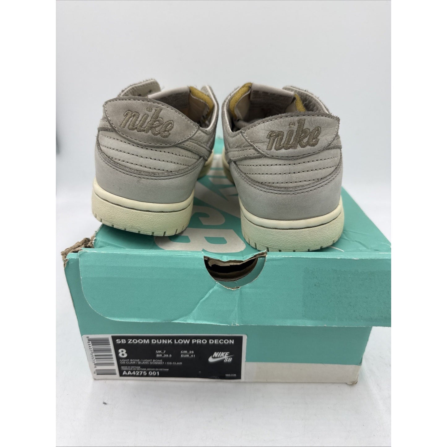 Size 8 - Nike Dunk Pro Decon SB Low Light Bone