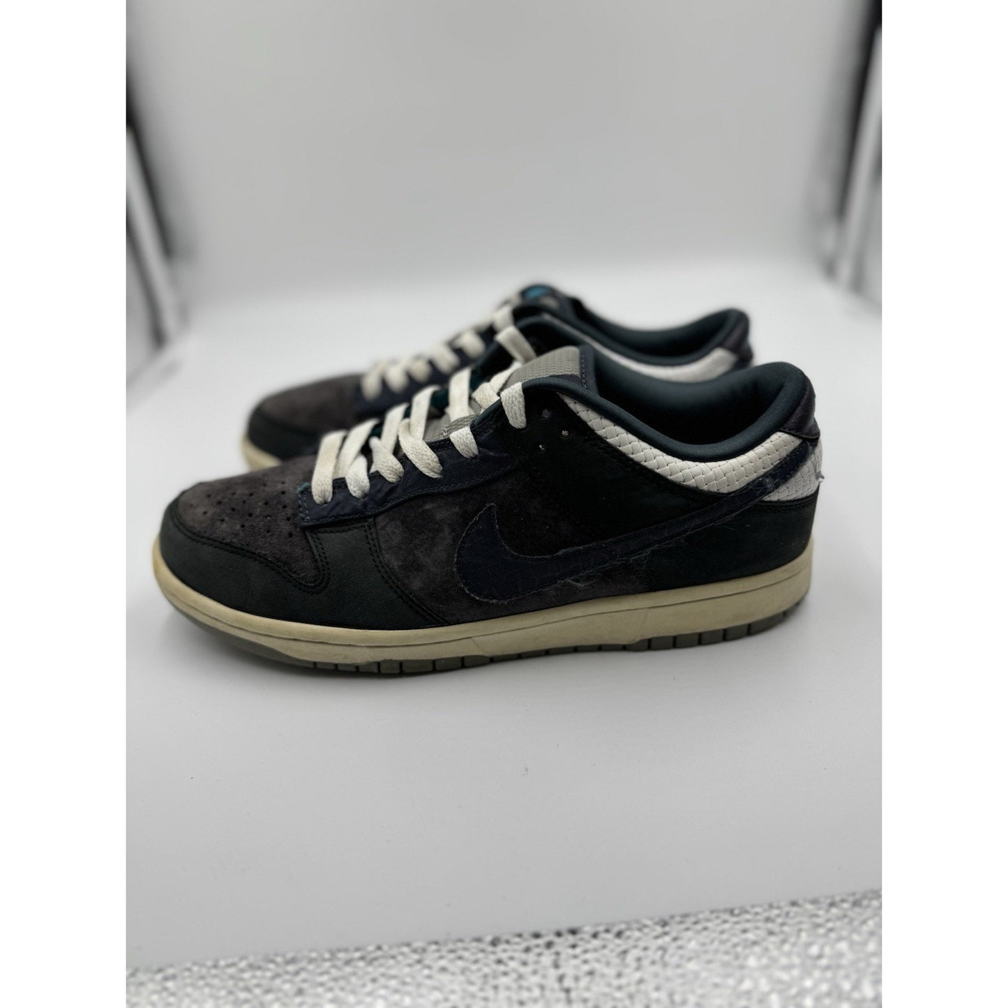 Size 8.5 - Nike Dunk 6.0 Low Black Navy 2009 Very Hard To Find