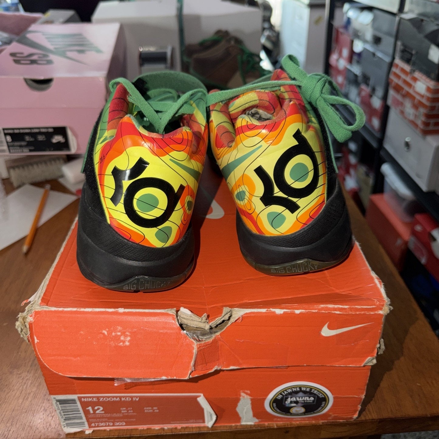 Size 12 - Nike Zoom KD 4 Weatherman