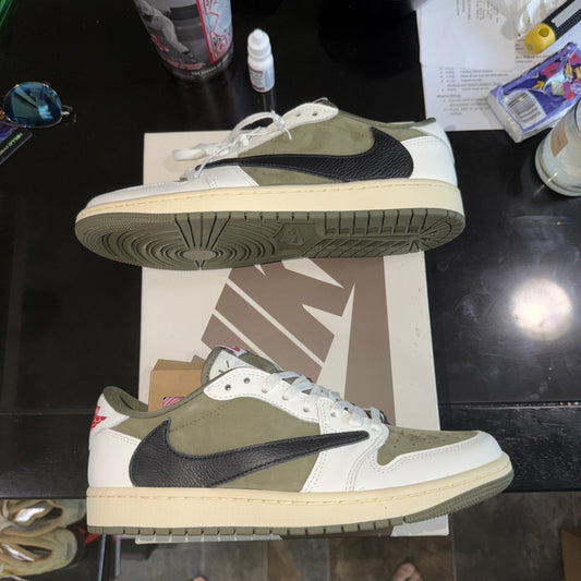 Sz 8 Travis Scott x Jordan 1 Retro Low OG SP Medium Olive 2024 DM7866-200