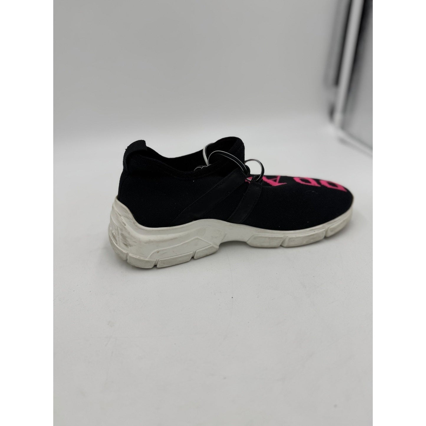 Size 4.5 - Prada Knit Fabric Sneakers Black