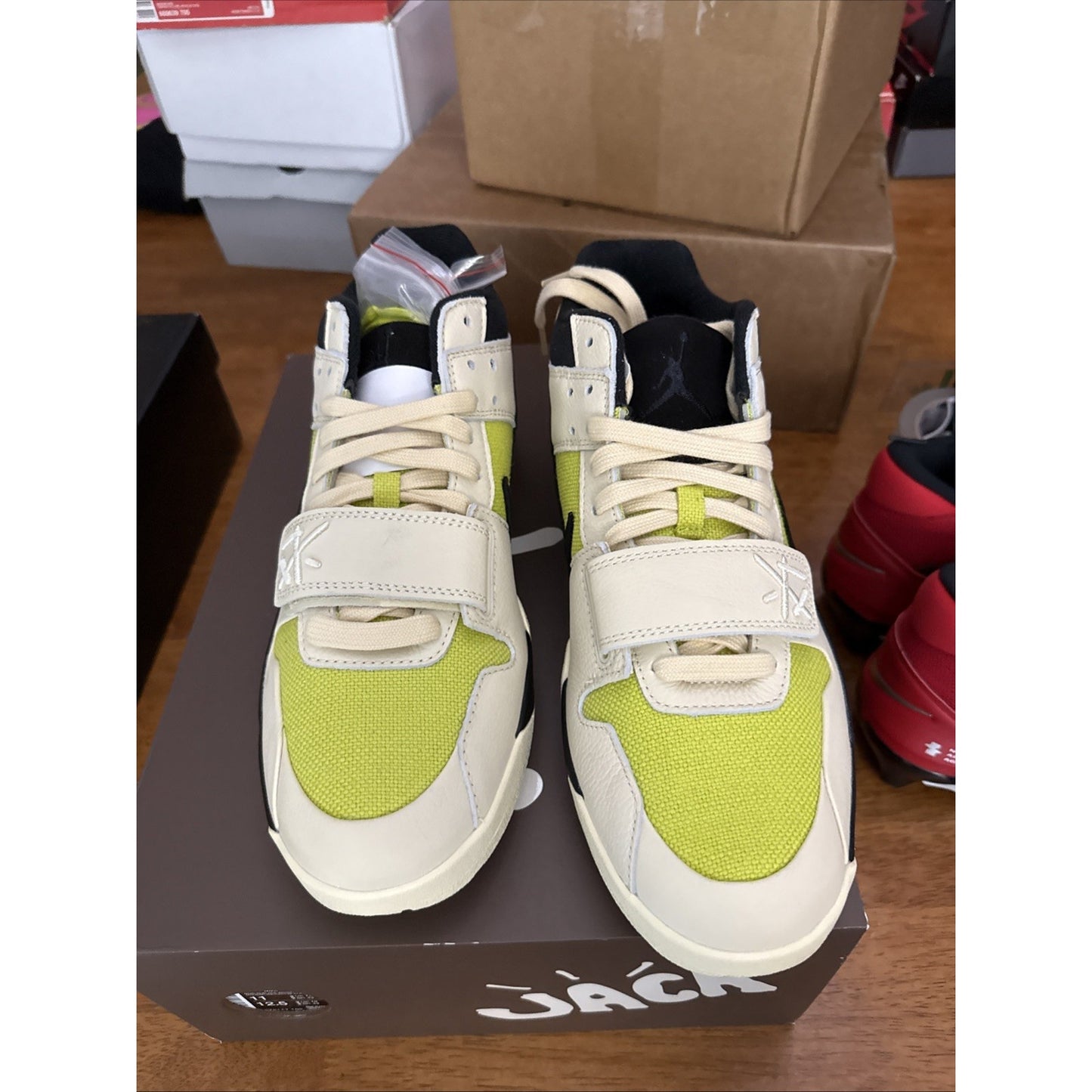 Travis Scott x Jordan Jumpman Jack TR Bright Cactus (FZ8117-102) - Size 11 BS397