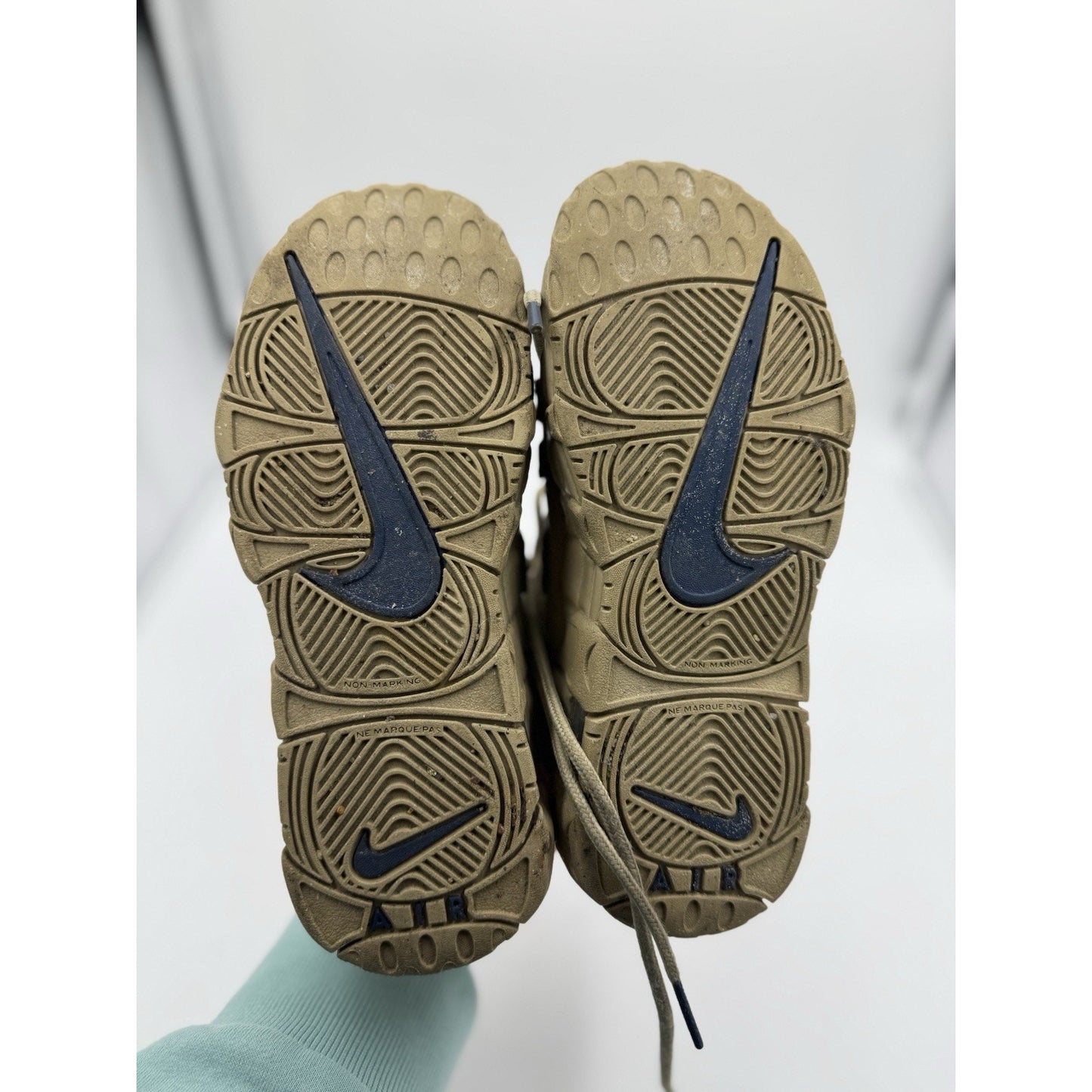Size 3 (PS) - Nike Air More Uptempo Mid Limestone