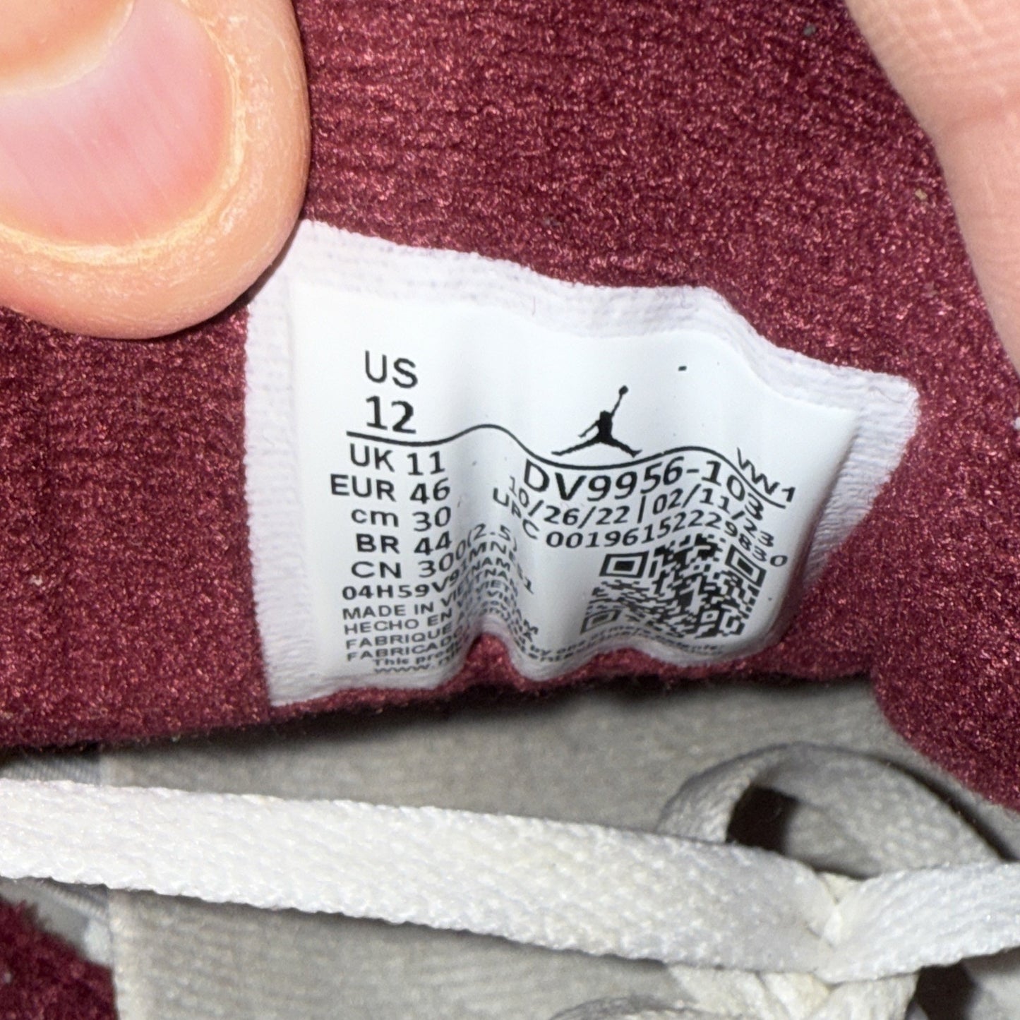 Size 12 - Air Jordan 2 Retro Low Cherrywood