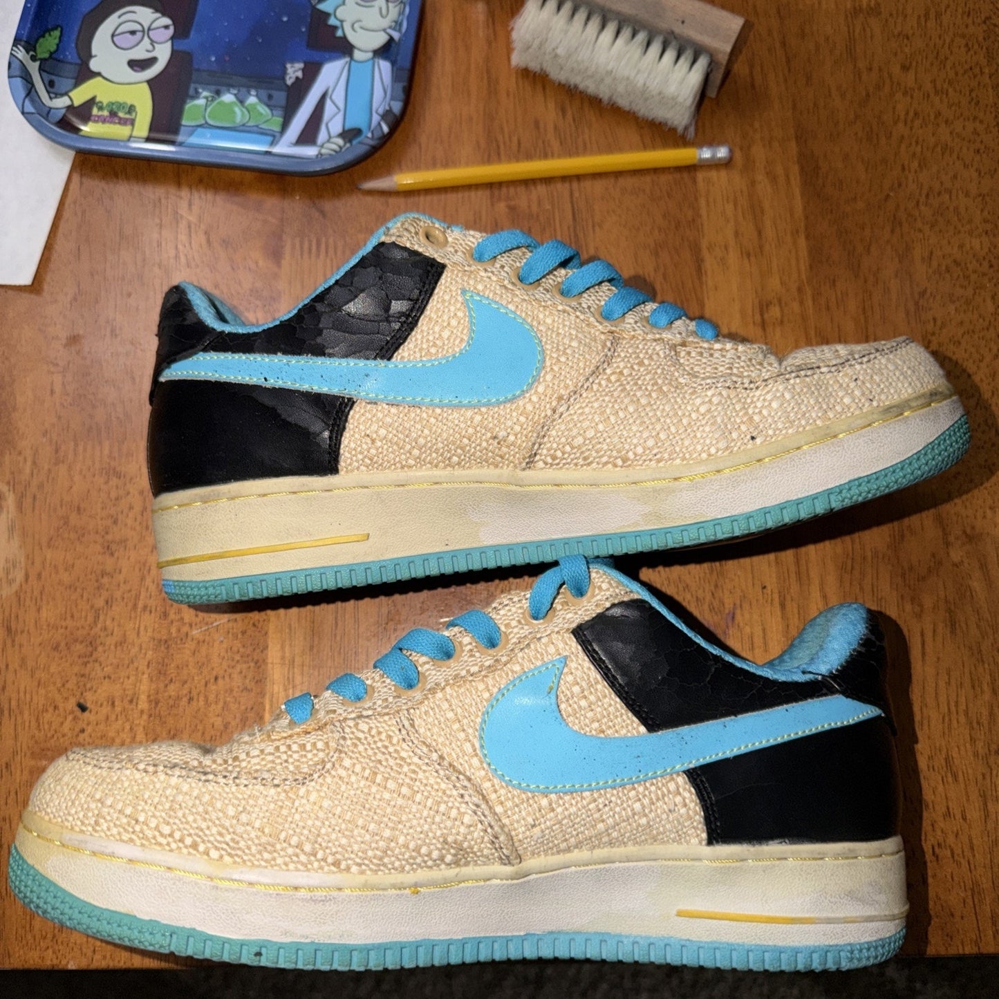 Size 9.5 - Nike Air Force 1 Premium 07 Thompson Original Six Rare
