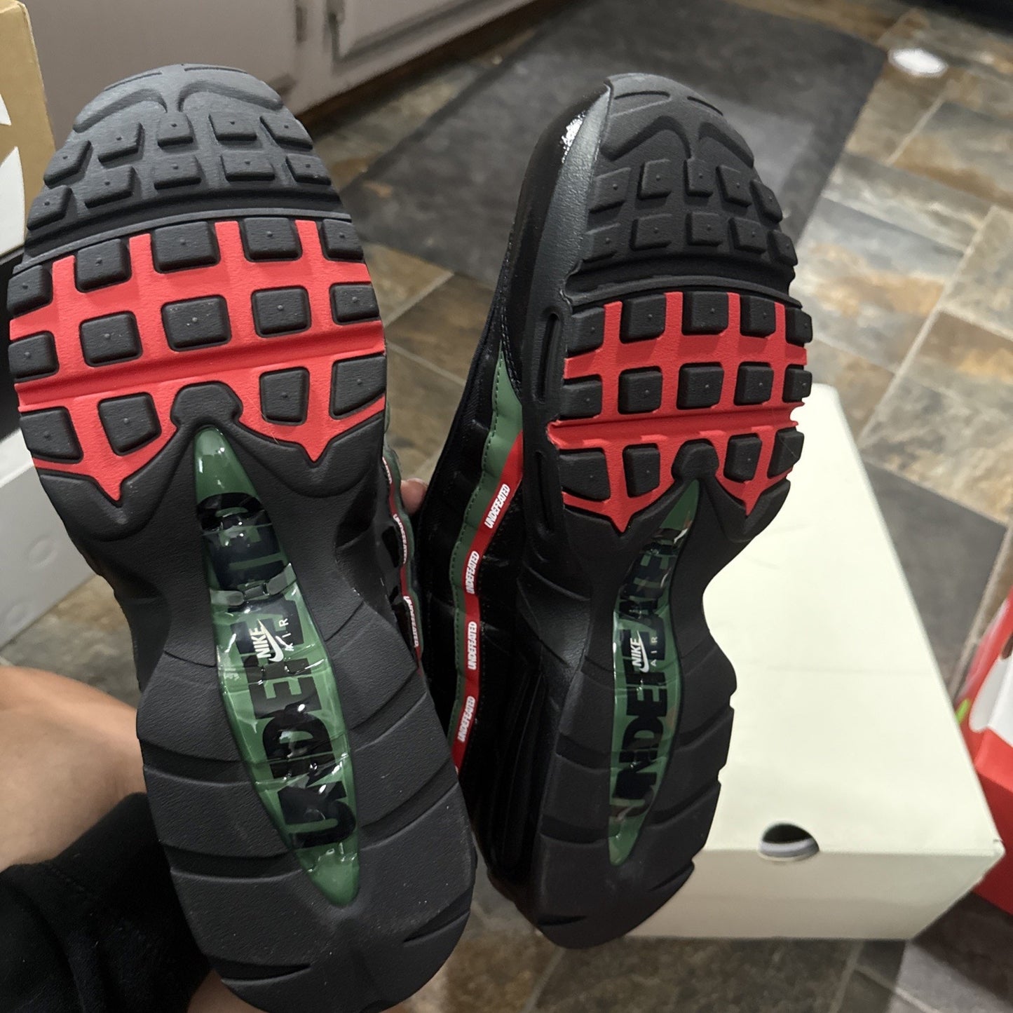Size 13 - Undefeated x Nike Air Max 95 Black