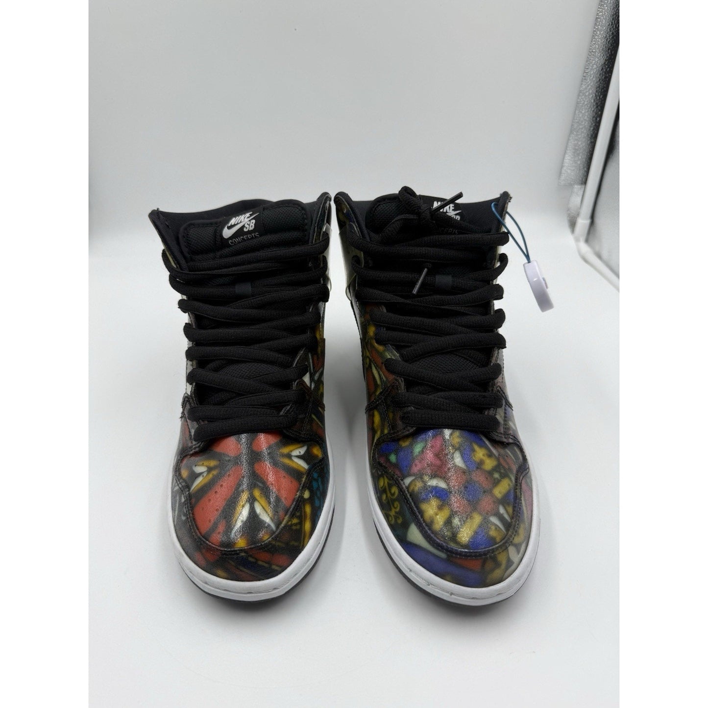 Size 9.5 - Nike Concepts x SB Dunk High Stained Glass