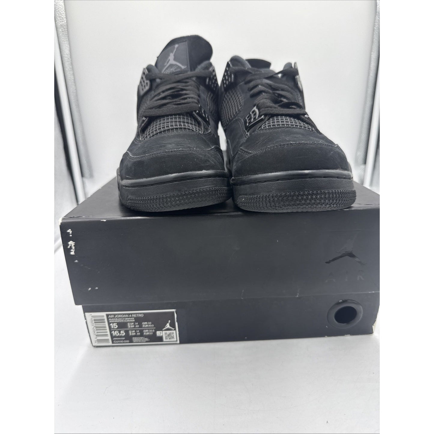 Size 15 - Jordan 4 Retro Mid Black Cat