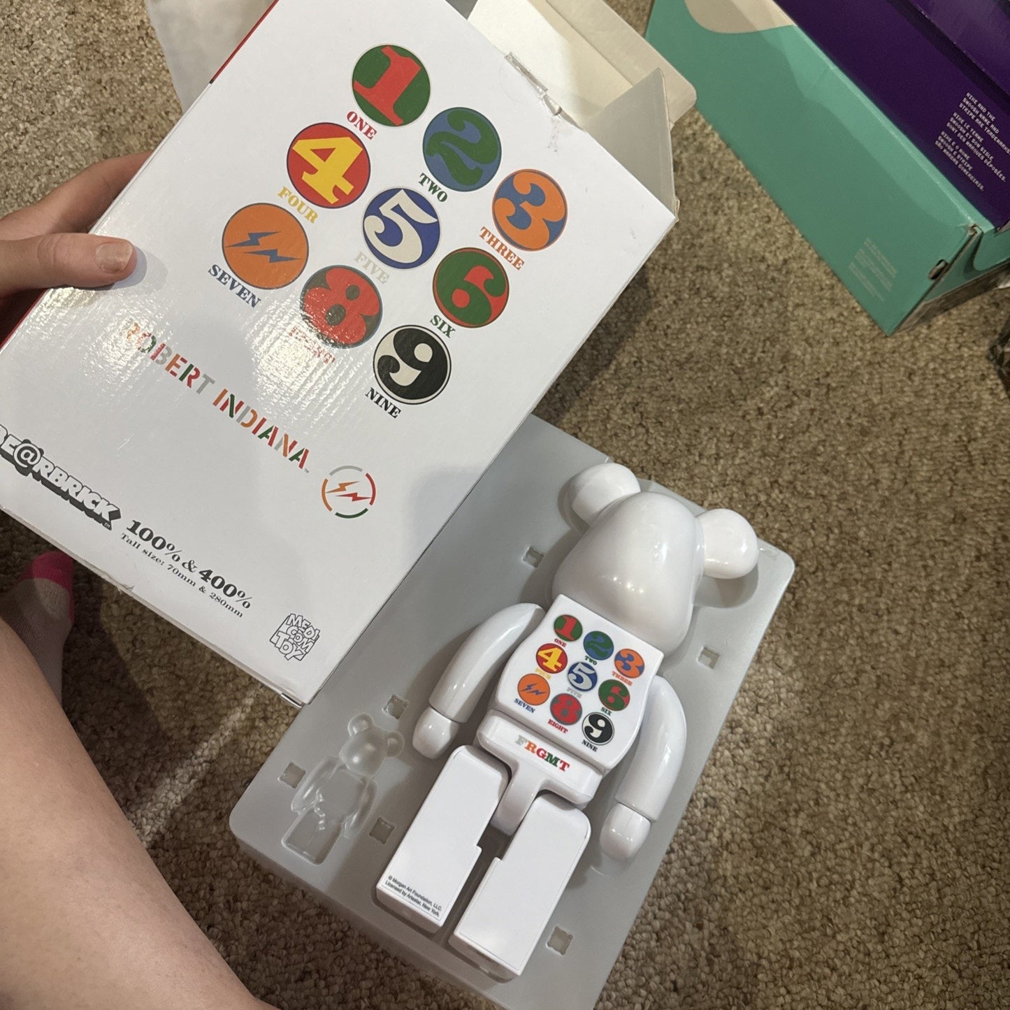 Robert Indiana Zero Be@rbrick 400% Only