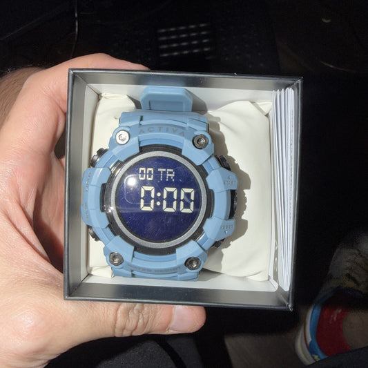Activa Kadron X Invicta Digital Men’s Watch - 53mm, Blue ACW1968-007 New!!