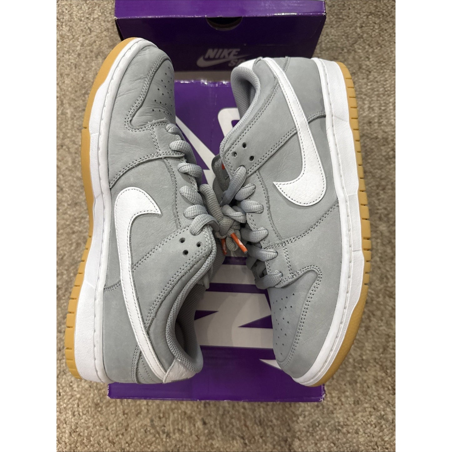 Size 9 - Nike SB Dunk Low Wolf Grey Gum