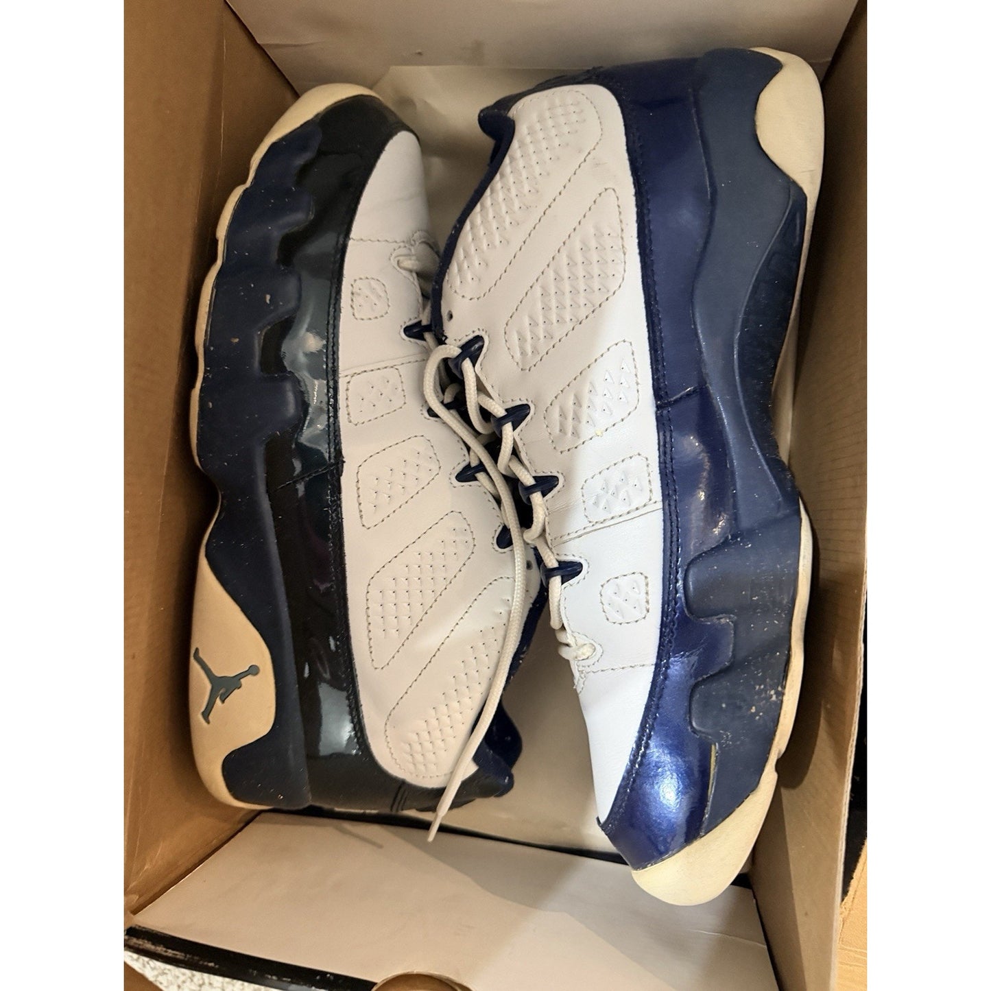 Lot Of 9 Jordan Shoes All Crumbling And With Flaws Needs Sole Swapped.