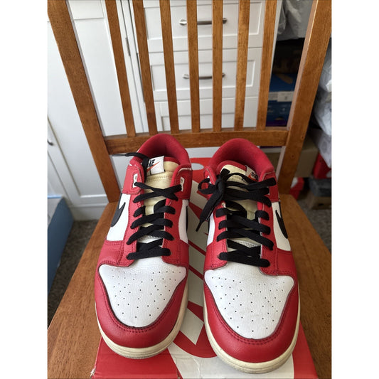 Nike Dunk Low Top Retro Premium Shoes Men's 9 University Red/Black BS184