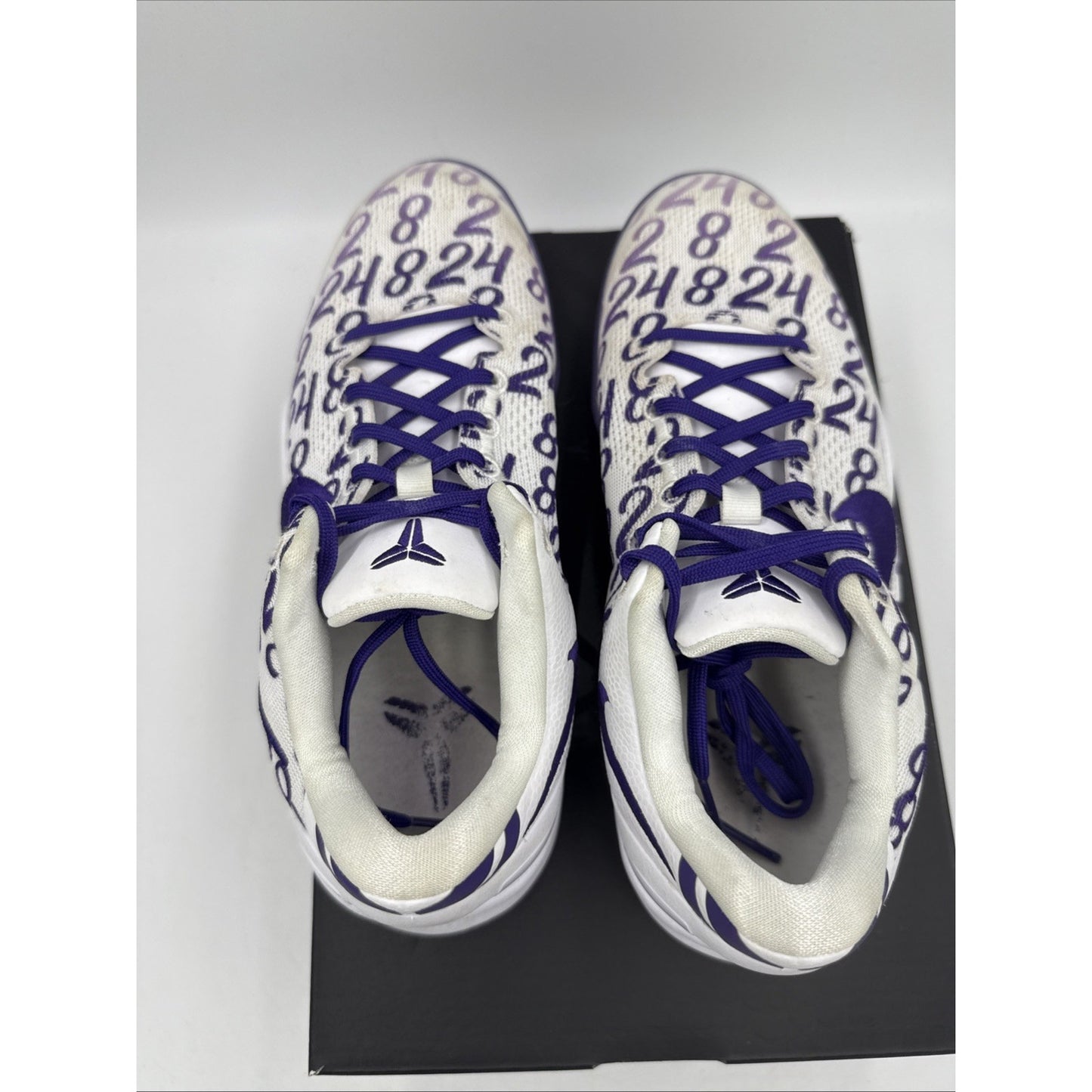 Size 5.5 (GS) - Nike Kobe 8 Protro Low White Metallic Gold