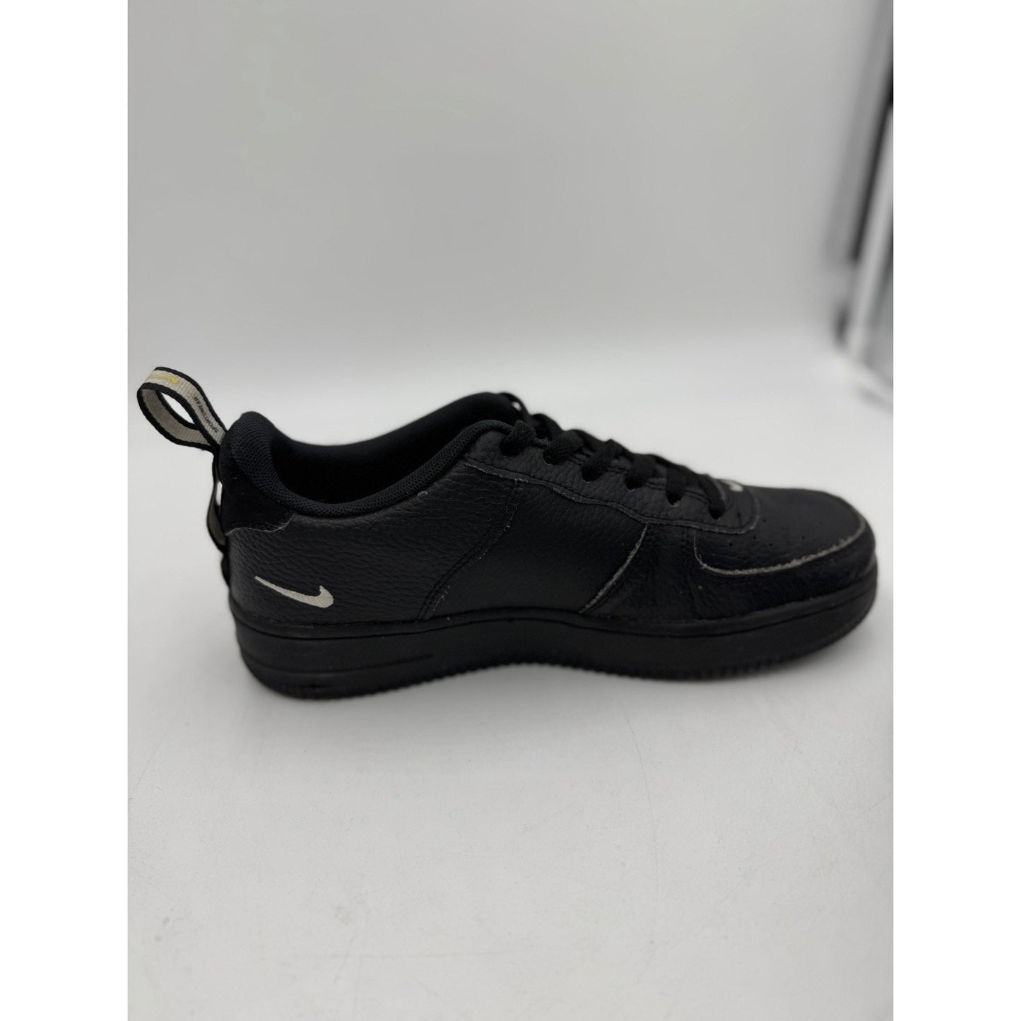 Nike Air Force 1 Lv8 Utility GS Overbranding Black AR1708-001 Teen Youth 6.5