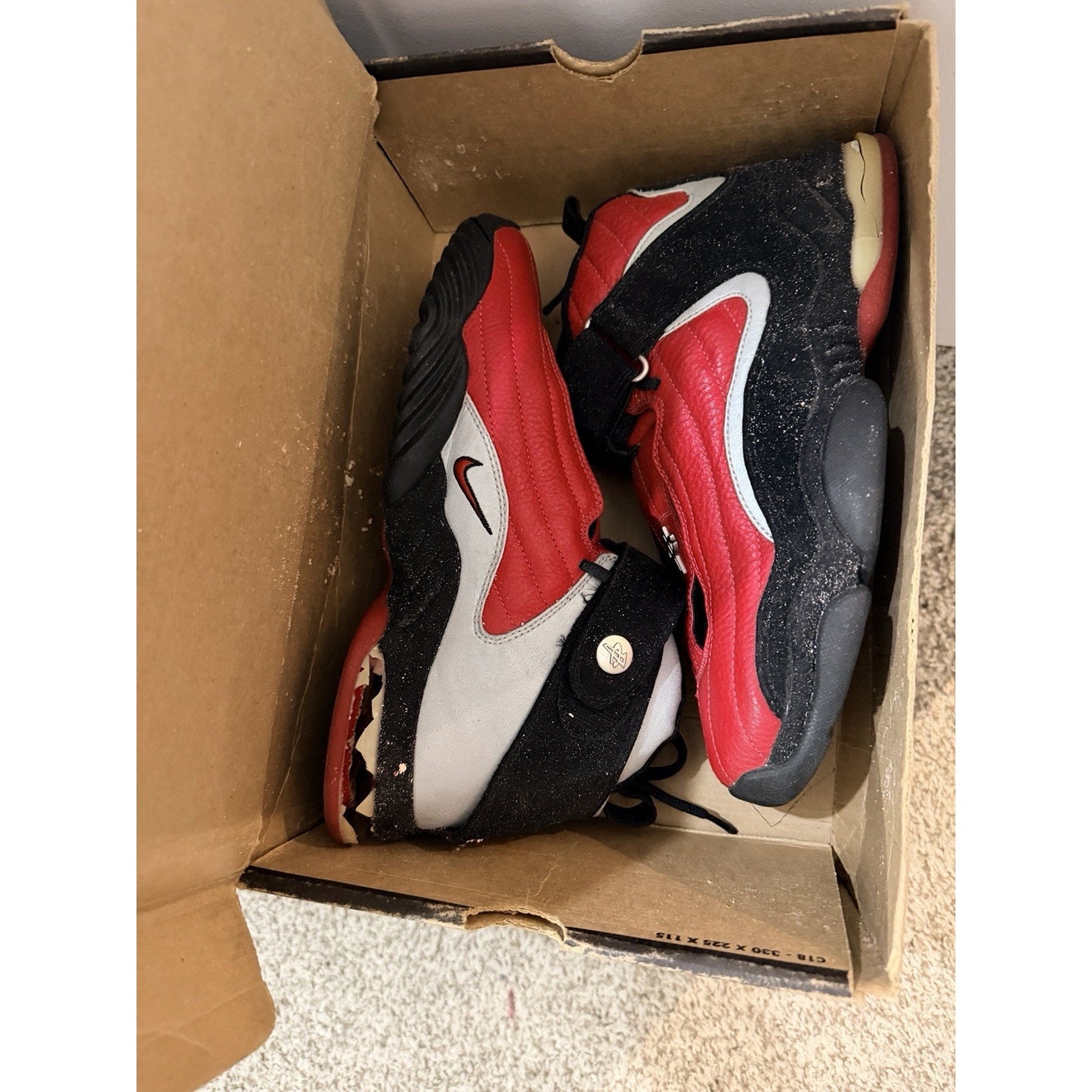 Lot Of 9 Jordan Shoes All Crumbling And With Flaws Needs Sole Swapped.