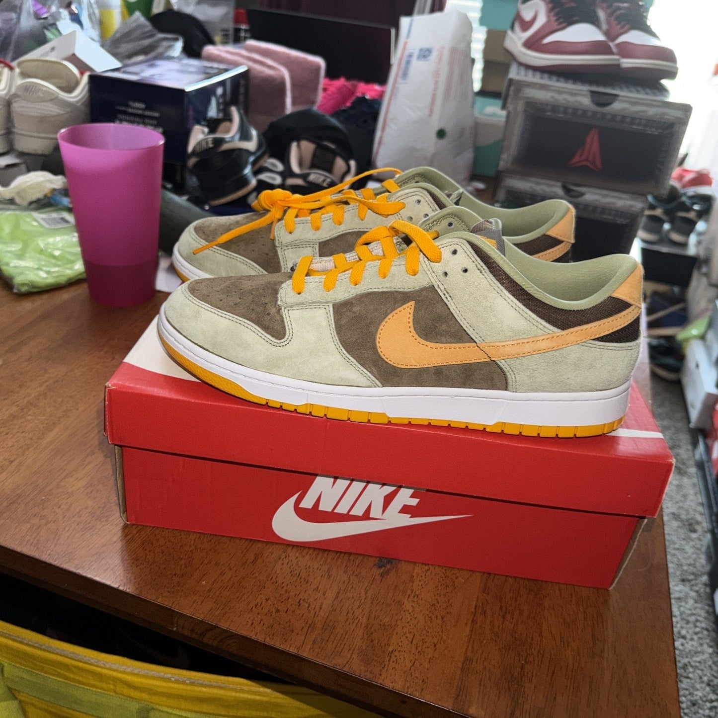 Size 12.5 - Nike Dunk Low Dusty Olive