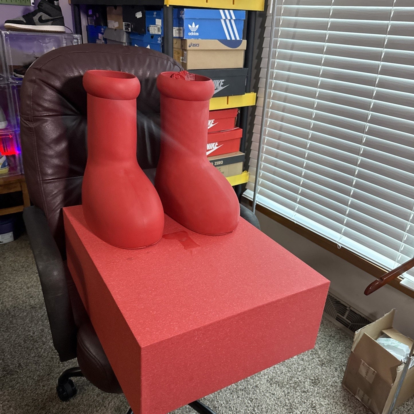 MSCHF BIG RED BOOT MEN'S SIZE 12