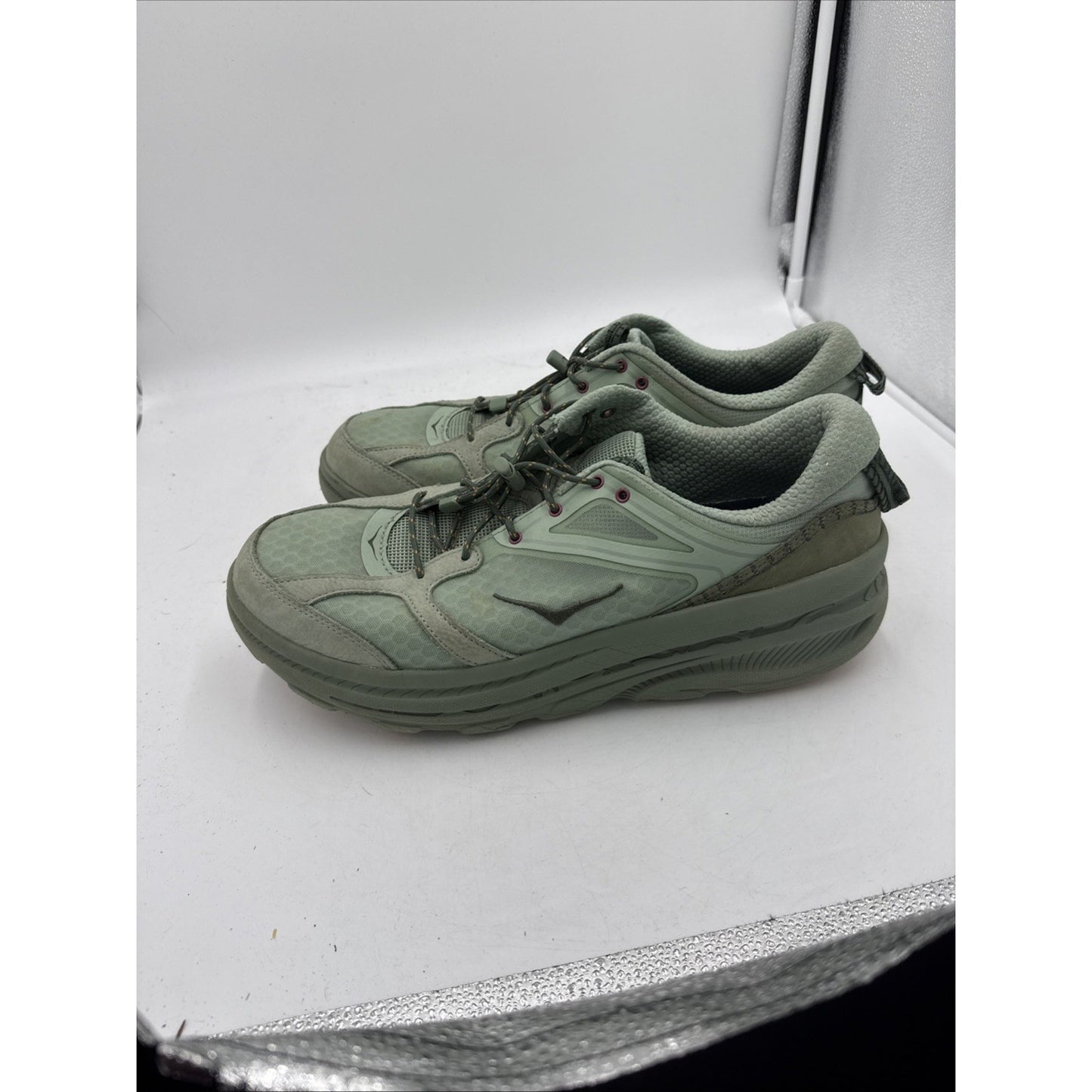 Size 14 - Hoka One One Bondi 6 Wide Green