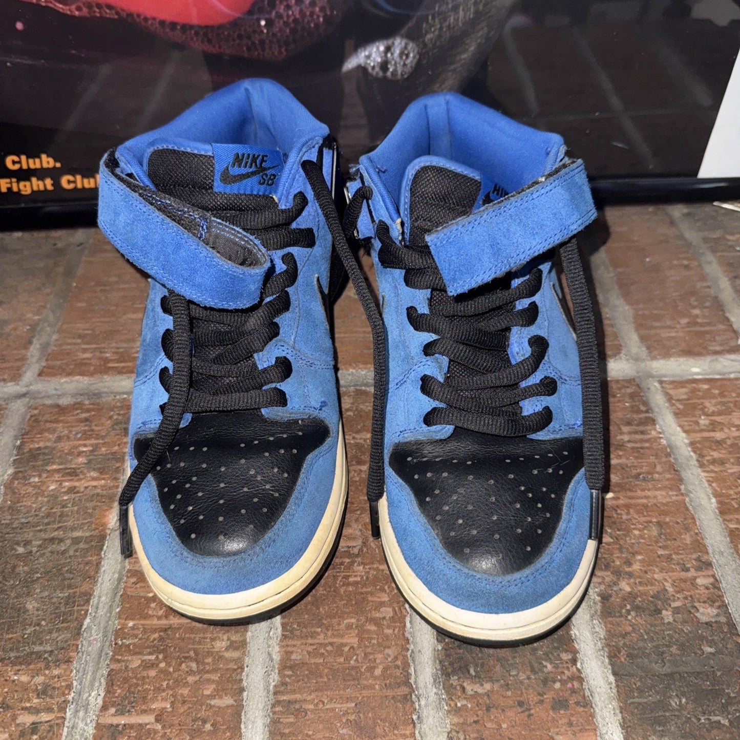 Size 8 - Nike Dunk Pro Sb Mid Royal Blue Black