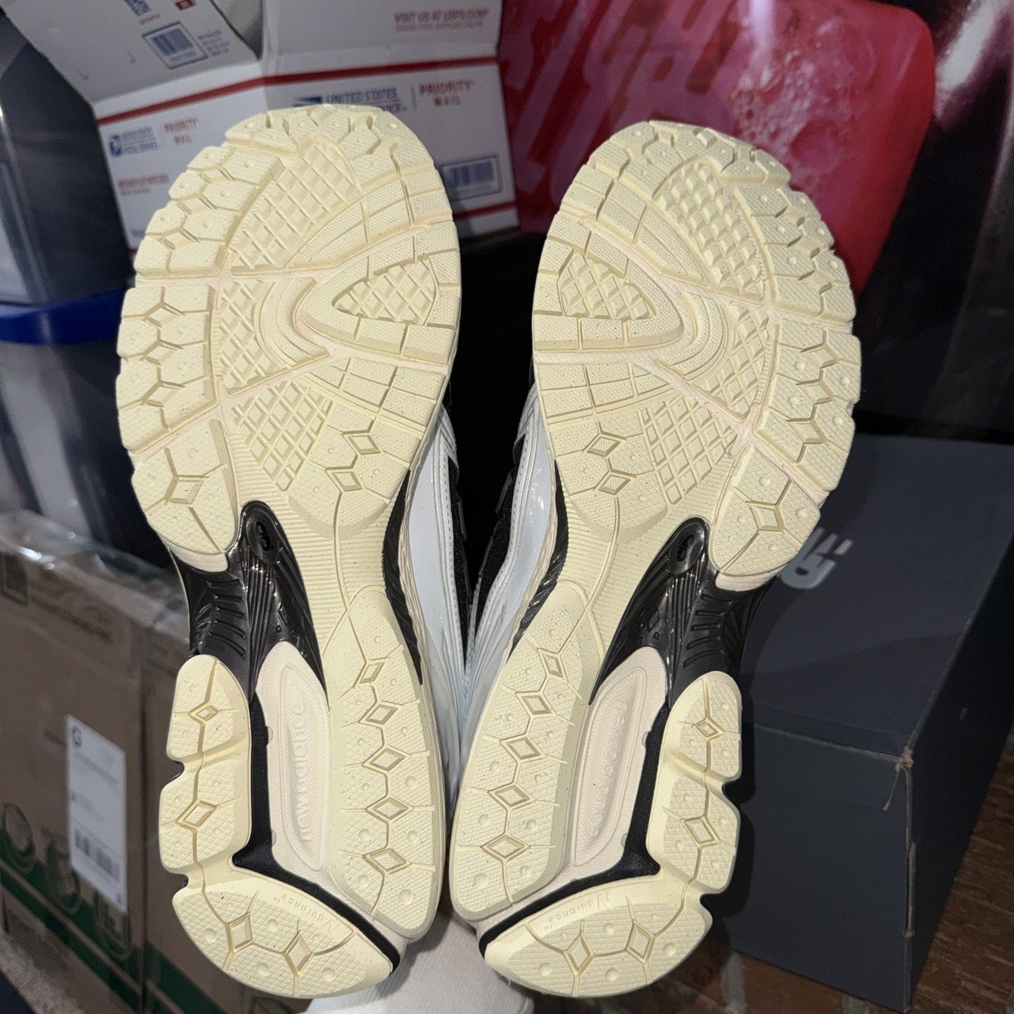 Size 13 - New Balance 1906R White Black