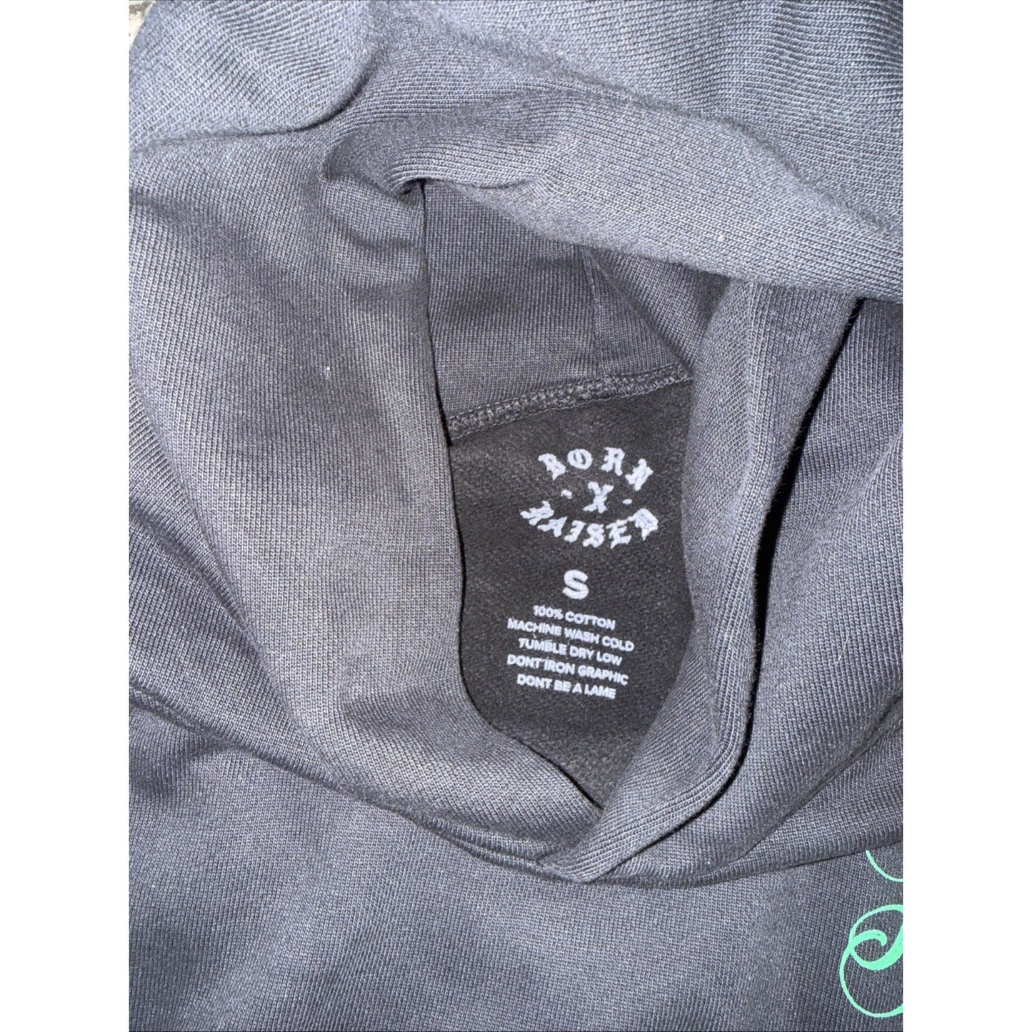 born And raised hoodie Size Small