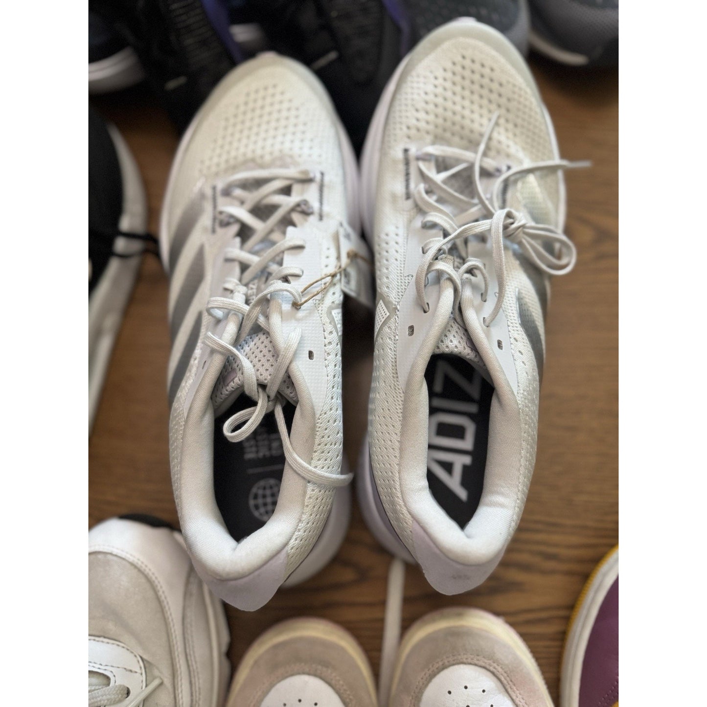 Adidas Women's Adizero SL Running Shoe Grey One/Silver Metallic/Silver Lilac NBS187