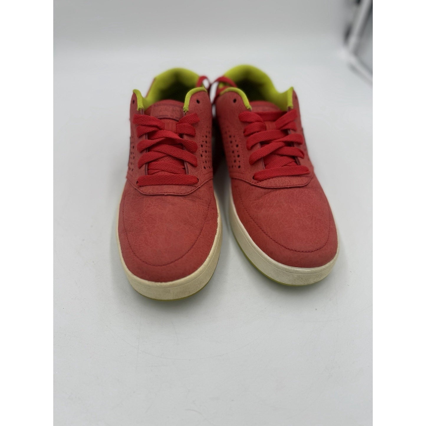Size 6 Nike Paul Rodriguez 6 Red Gold Suede 536464-663 2012