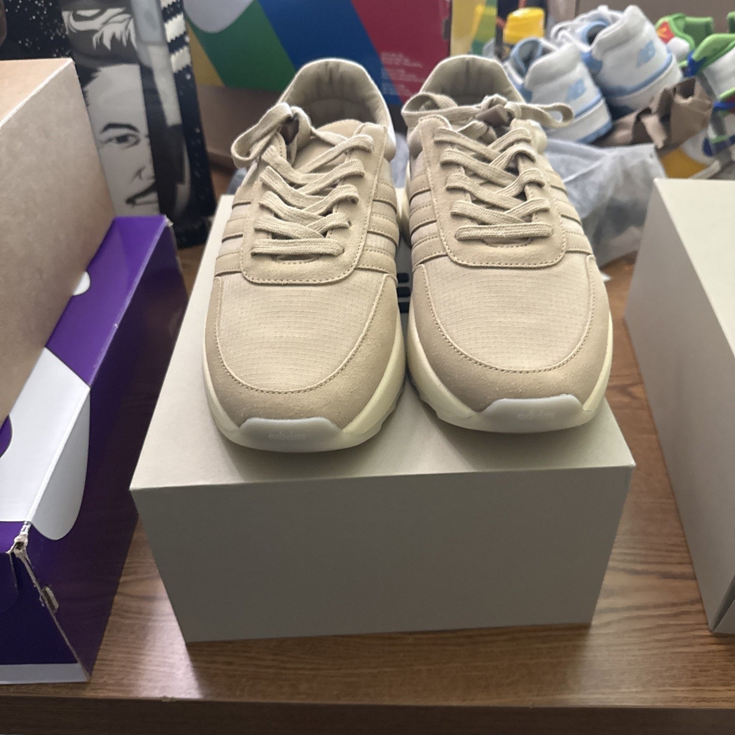 Size 9.5 - adidas Fear of God Athletics x Los Angeles Runner Clay