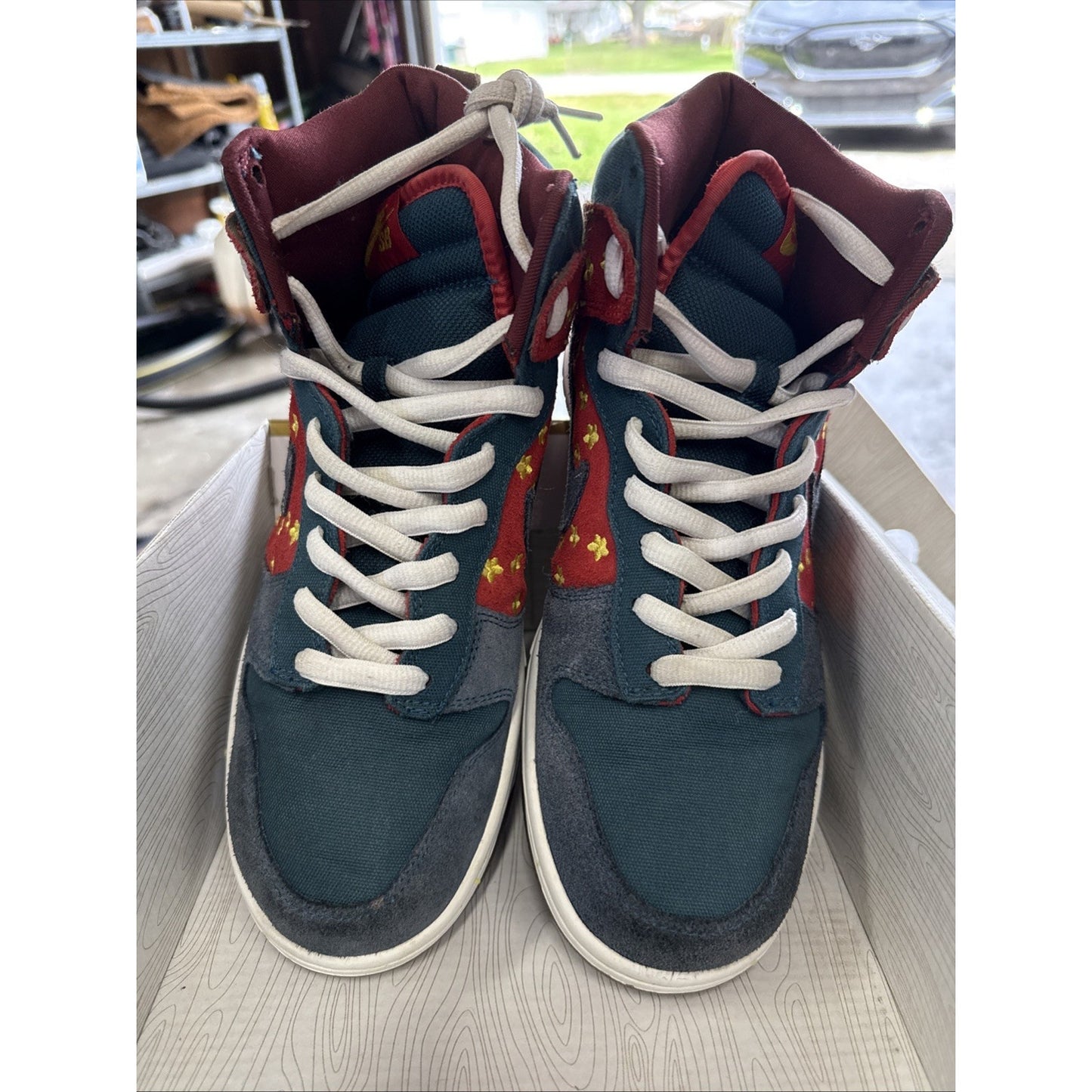 Nike Dunk High Sb Quagmires Size 9.5