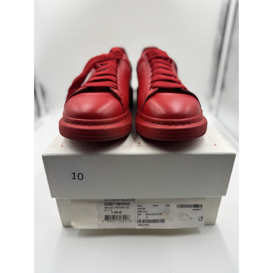 Size EU 41.5 US 8.5 - Alexander McQueen Oversized Sneaker Welsh Red Silver BS581
