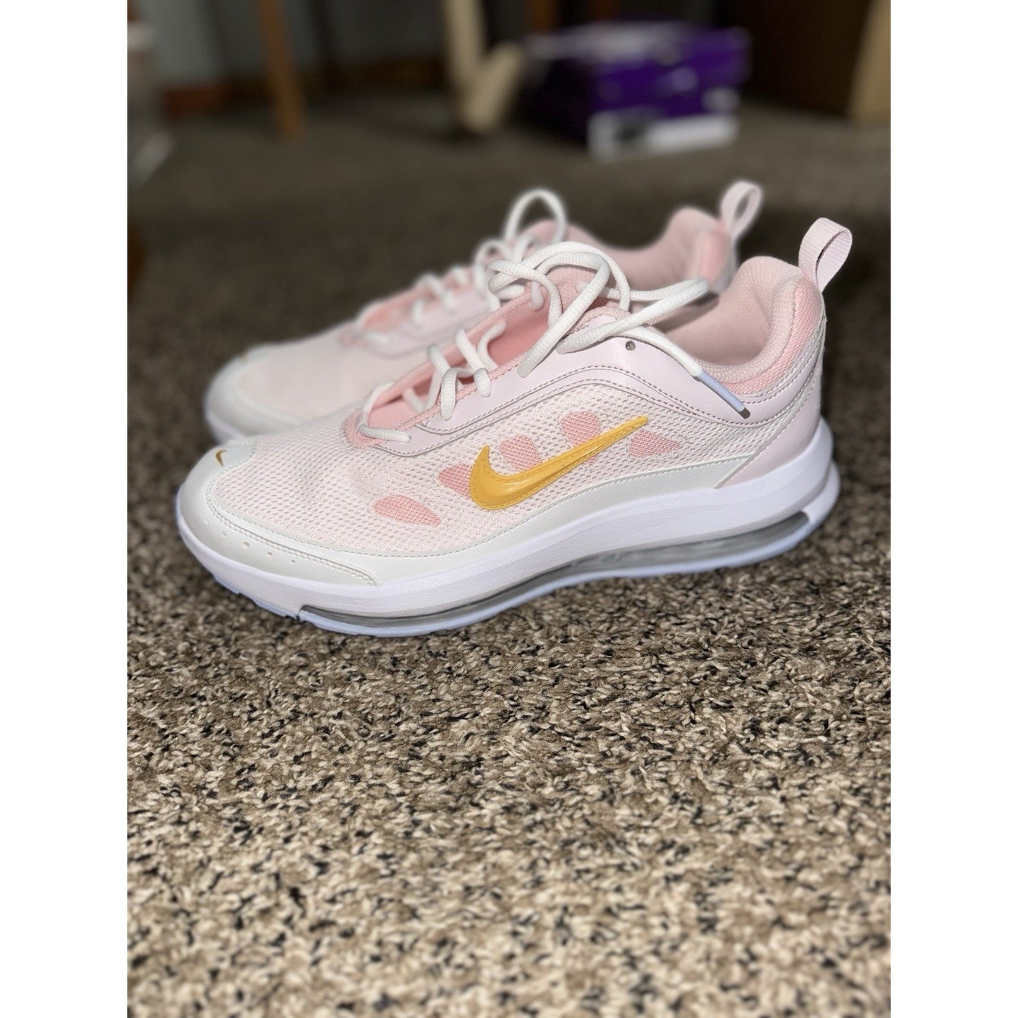 Size 11.5 - Nike Air Max AP Pink Bloom Topaz Gold W BS490