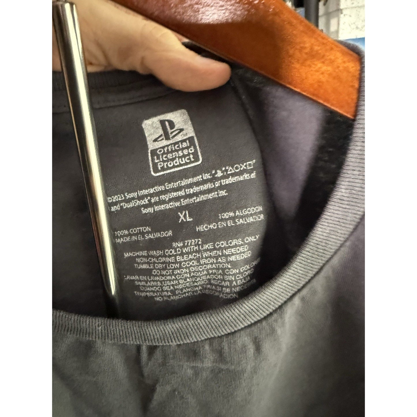 Size Xl PlayStation Blank Shirt