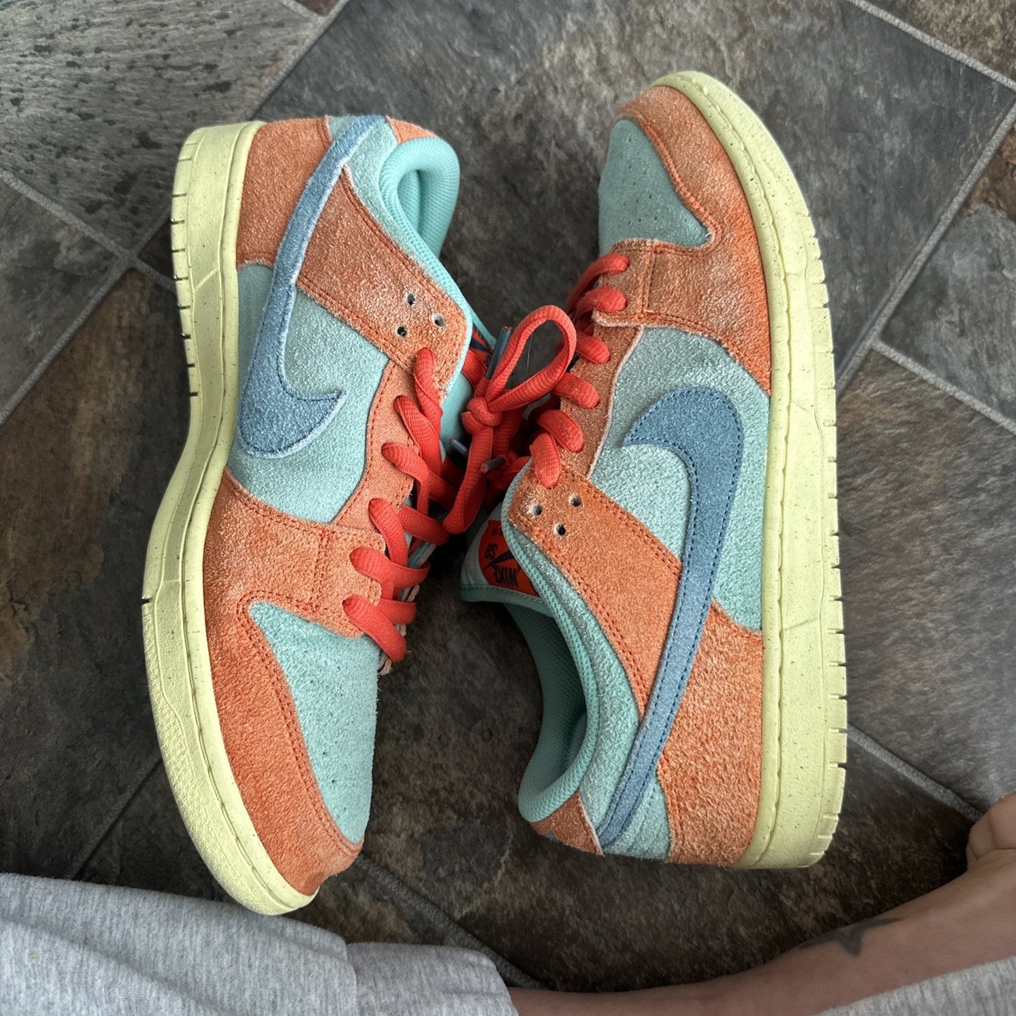 Size 11 - Nike Dunk SB Low Orange Emerald Rise