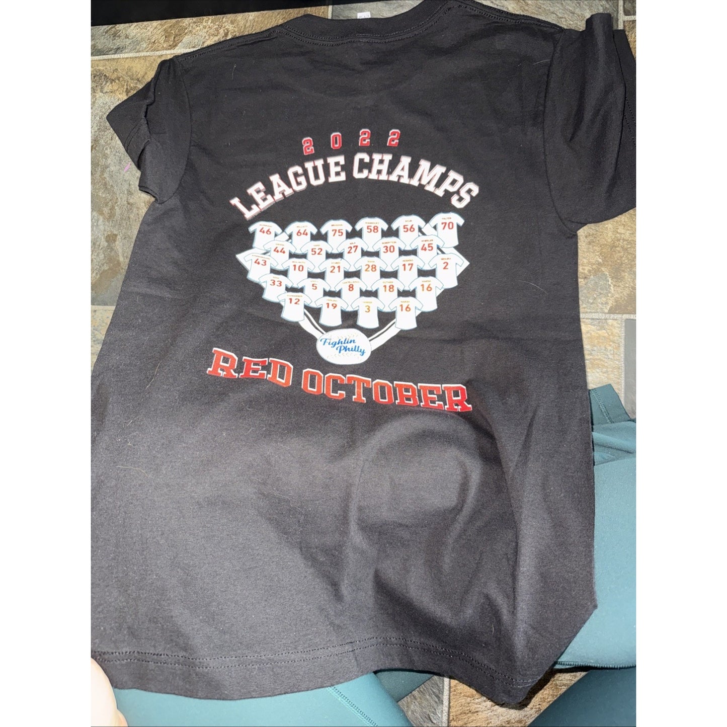 Philadelphia Philadelphia Phillies National League Champs 2022 t shirt Size S