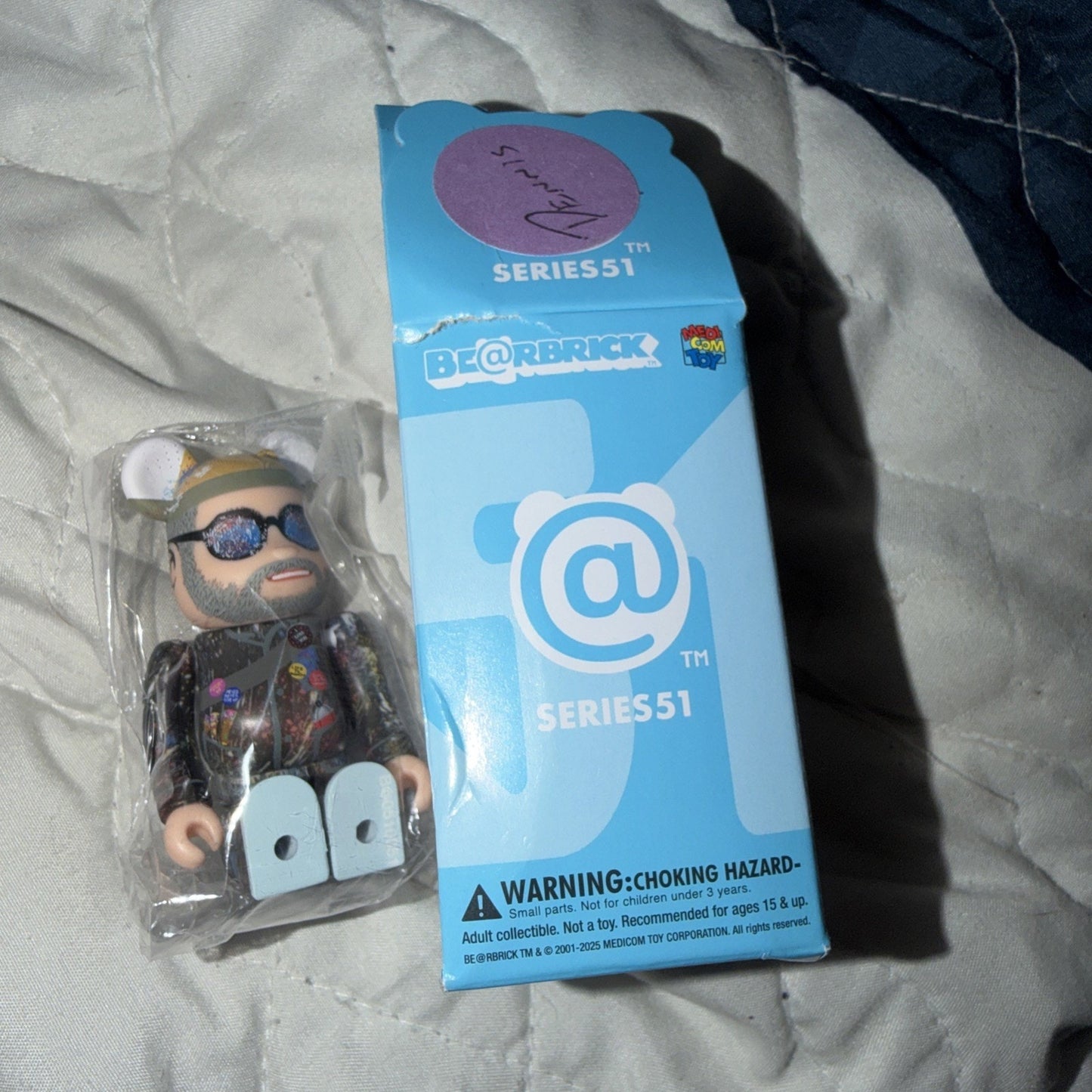 Bearbrick Mr Brainwash 100% Series 51 Super Secret 1:192 Be@rbrick Medicom