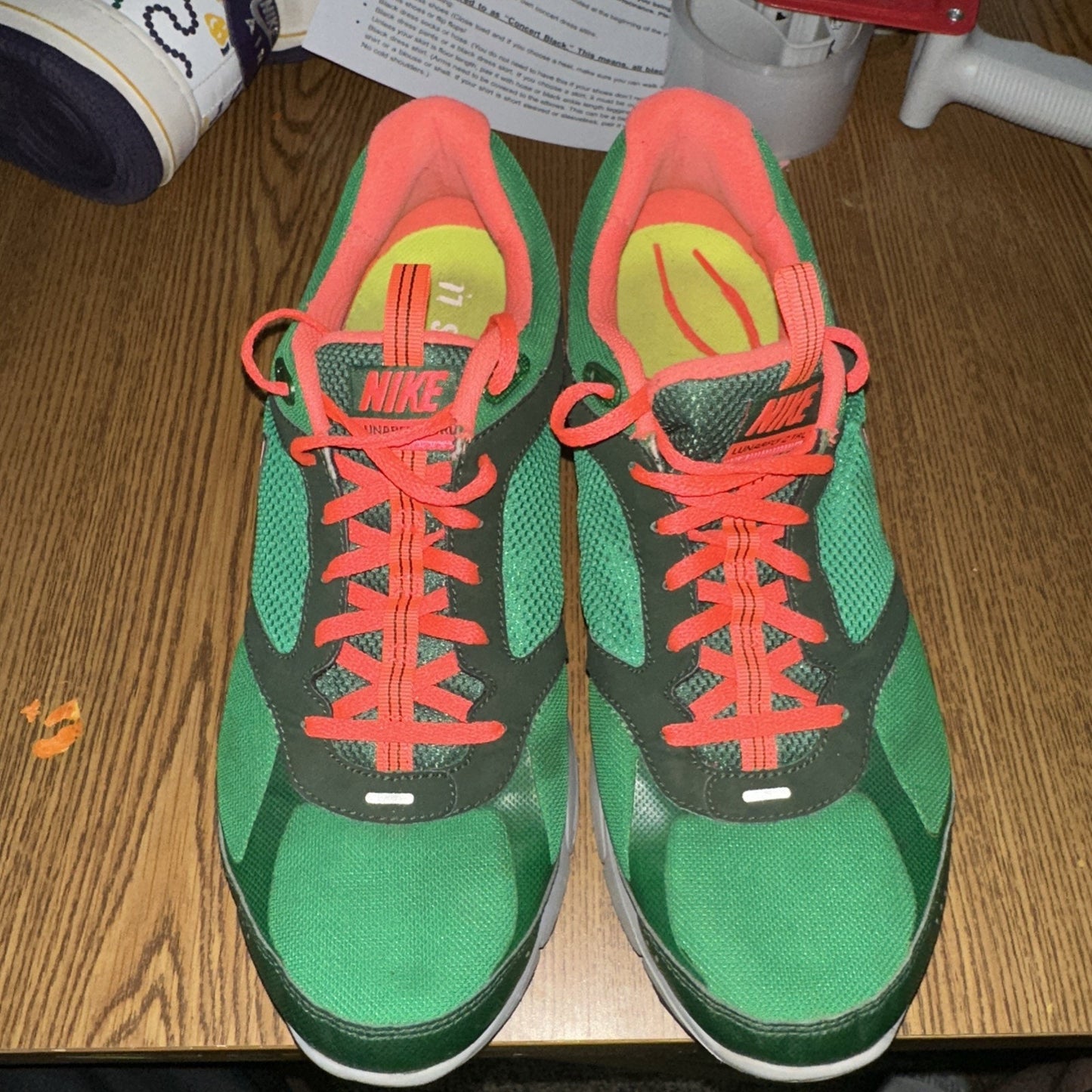 Size 10 Nike Lunarfly + 2 Trails CFM Sample Tagged Watermelon