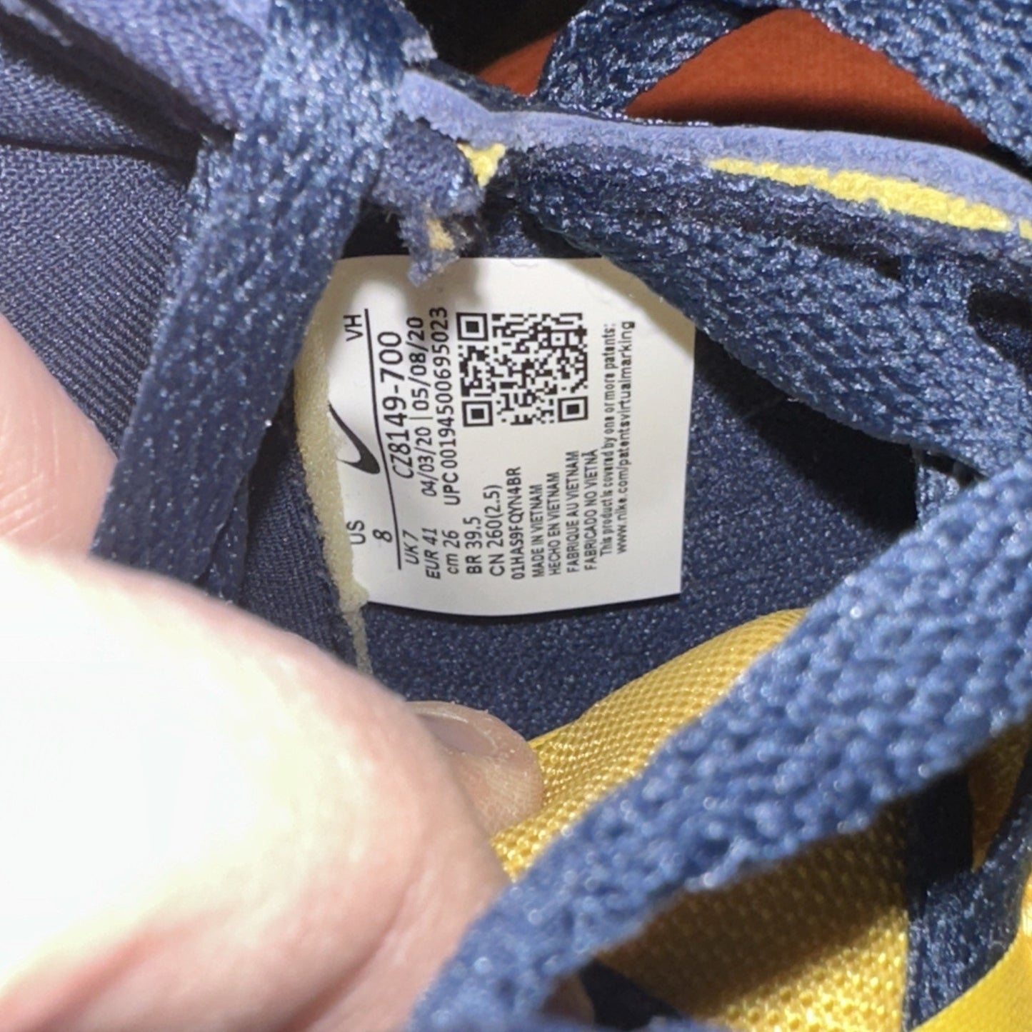 Size 8.5 - Nike Dunk SP 2020 High Michigan