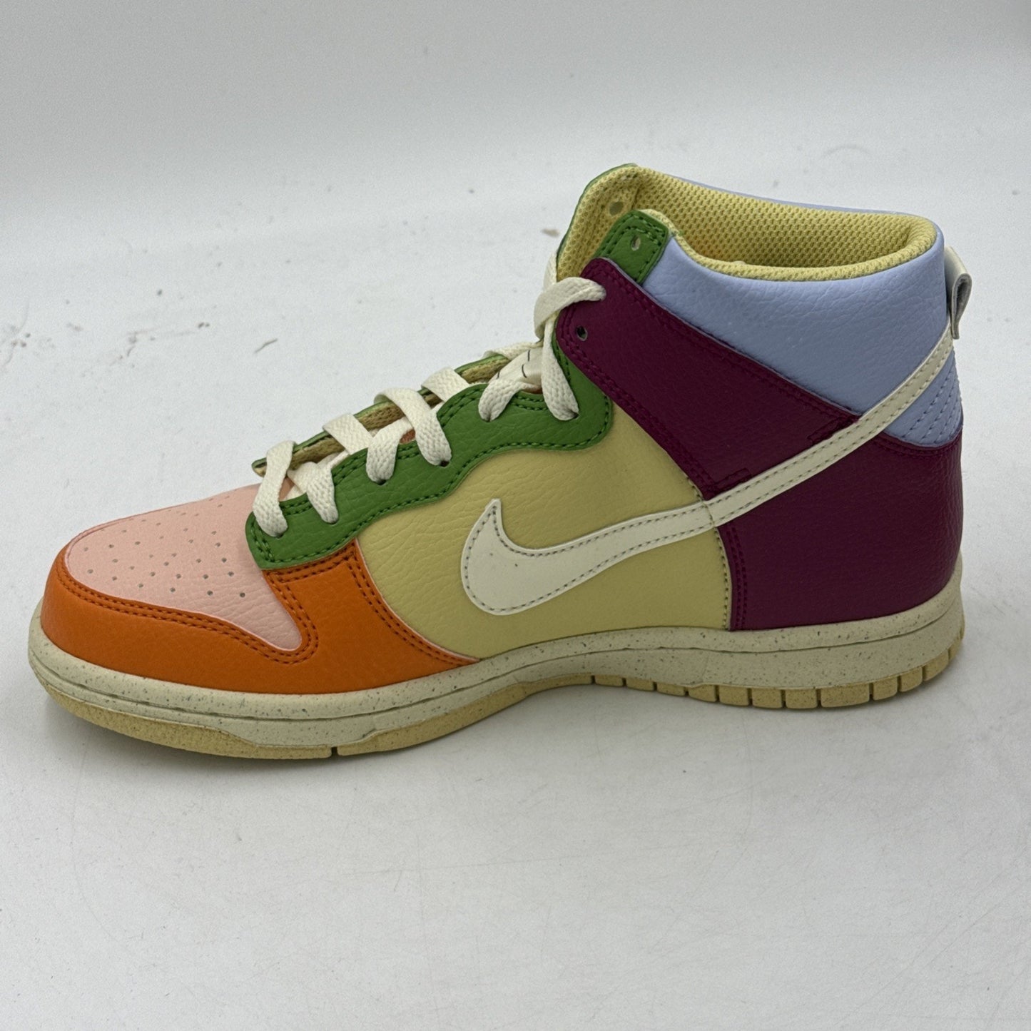 Size 4 (GS) - Nike Dunk High Next Nature Multicolor