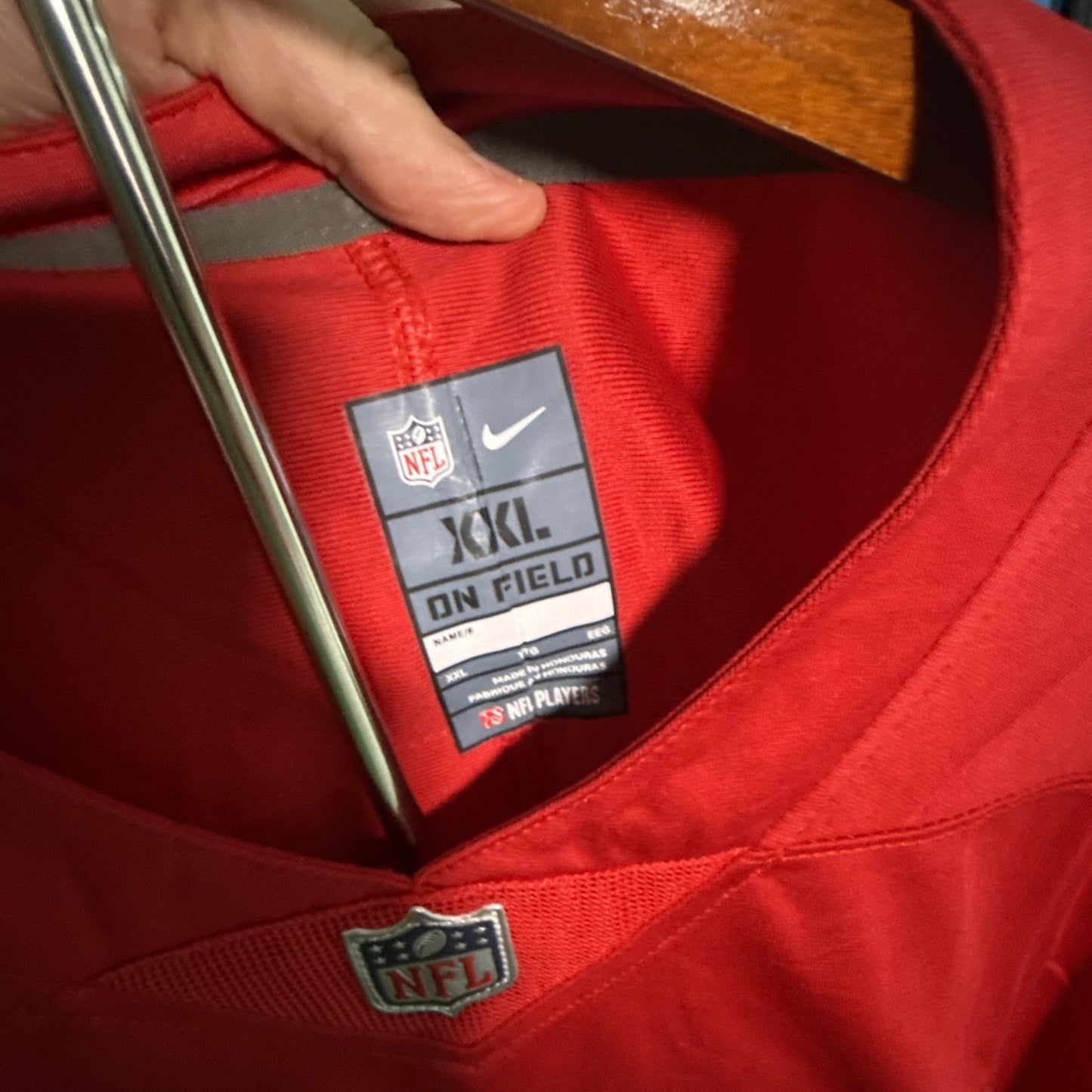 Sizes XXL 2XL Nike On Field San Francisco 49Ers McCaffrey Jersey