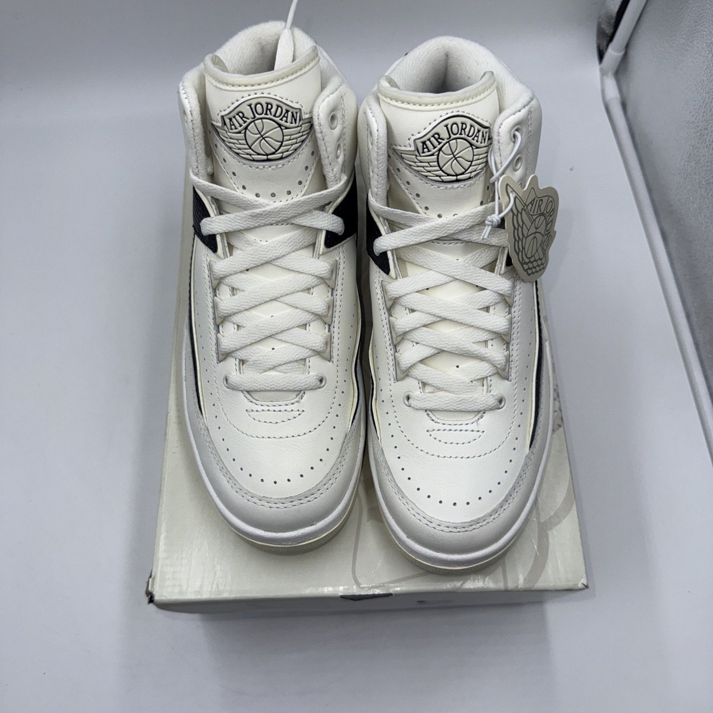 Size 7 - Air Jordan 2 Retro Sail Black W