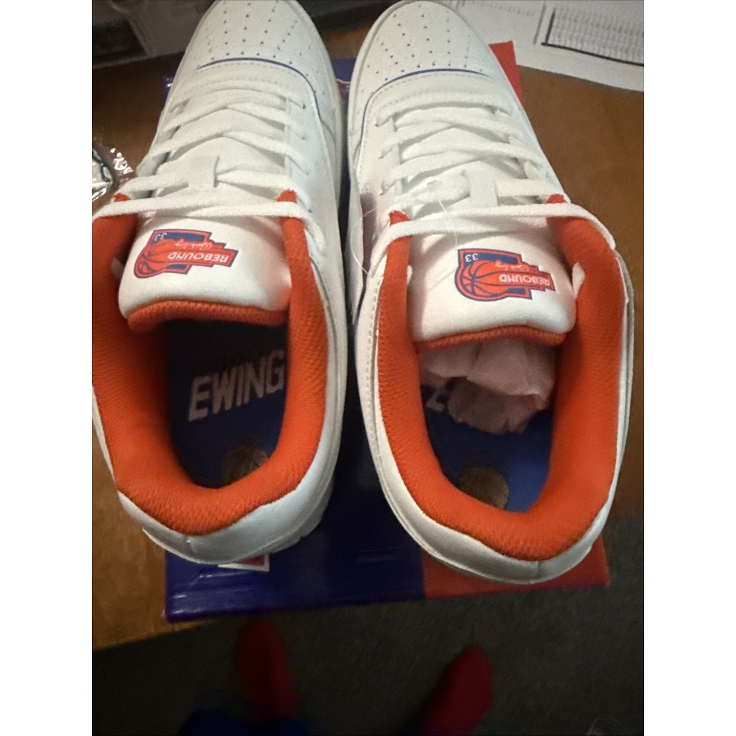 Size 11 Patrick Ewing Men's Orion Low [ White ] Basketball Shoes - NBS384